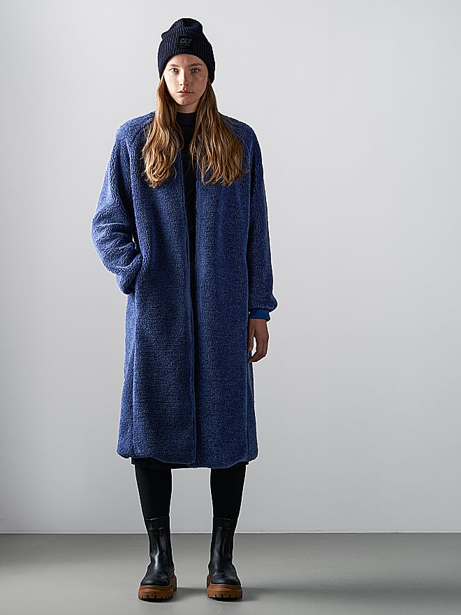 ALPHATAURI Wasserabweisender Cabanmantel aus Wolle in Blau Damen Bekleidung Mäntel Lange Jacken und Winterjacken 