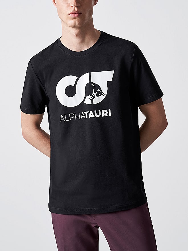 ALPHATAURI Signature Logo T-Shirt in Grau für Herren Herren Bekleidung T-Shirts Kurzarm T-Shirts 