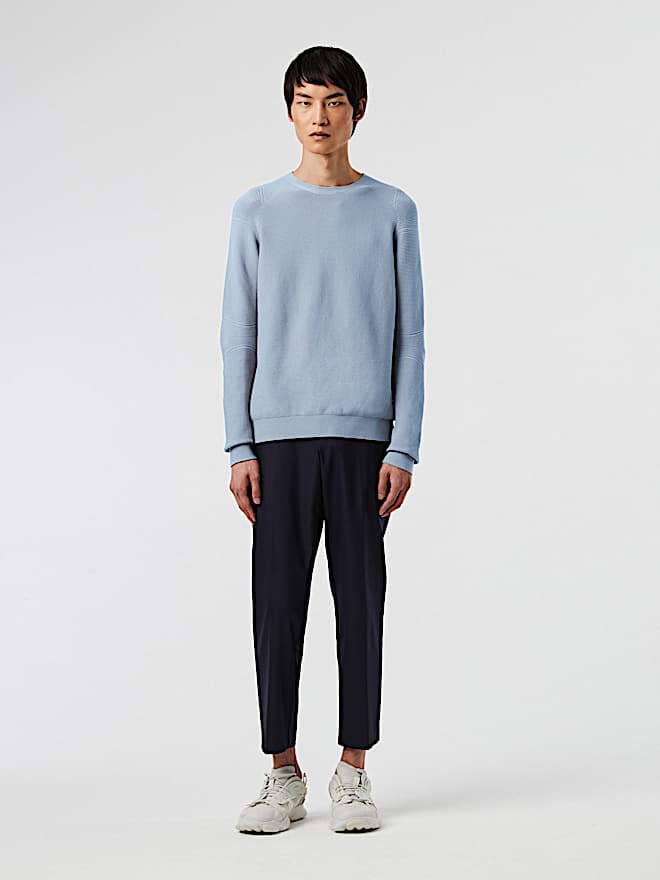 3D ニットセーター 3D knit Sweater# | Blue