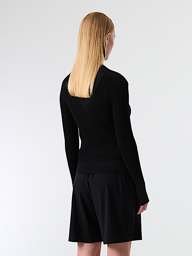3D Knit Mesh Long-Sleeve Crew Neck Sweater | UNIQLO US
