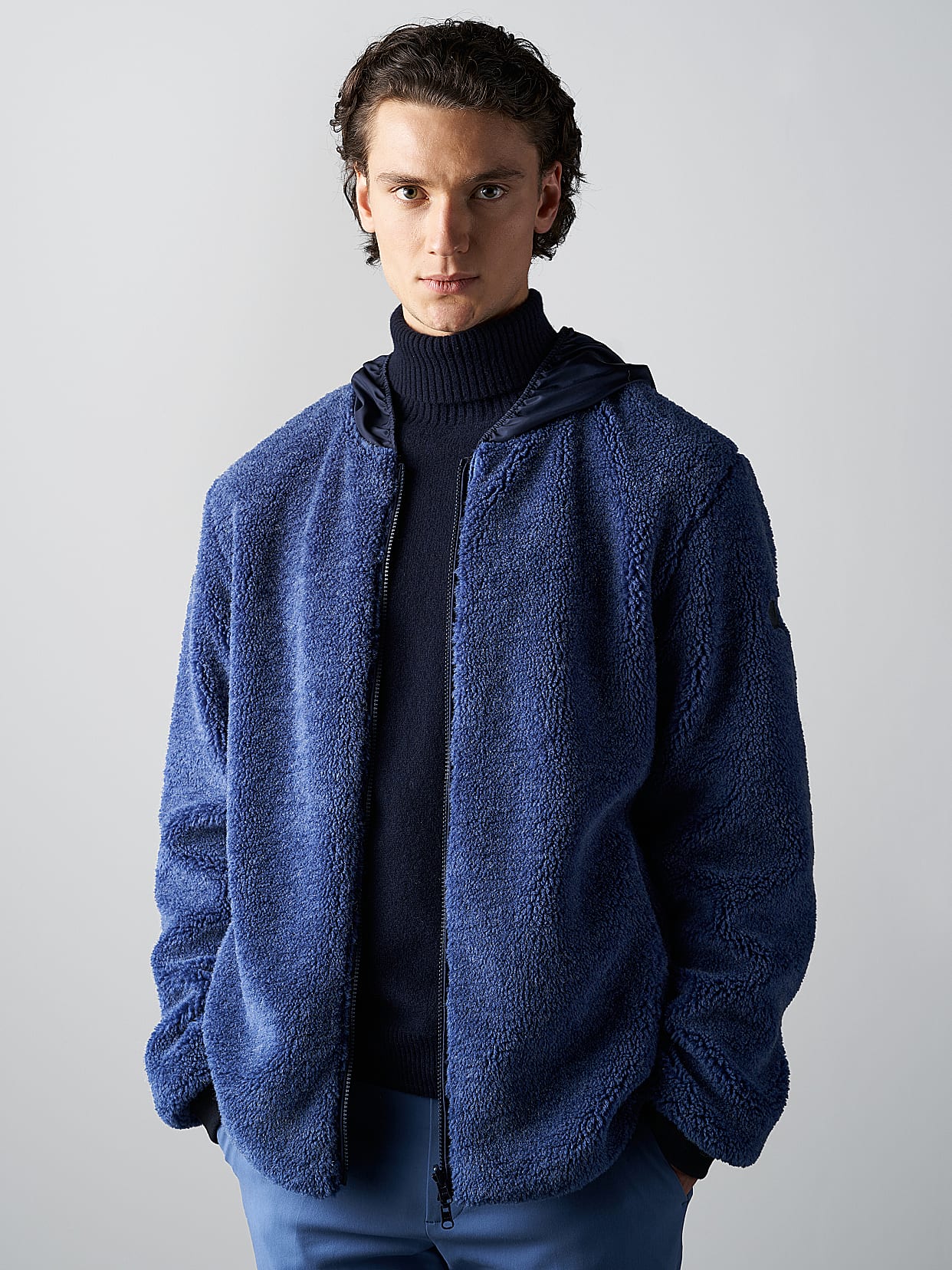 Reversible Wool Blend Teddy Jacket Ovedy V1 Y5 02 Alphatauri