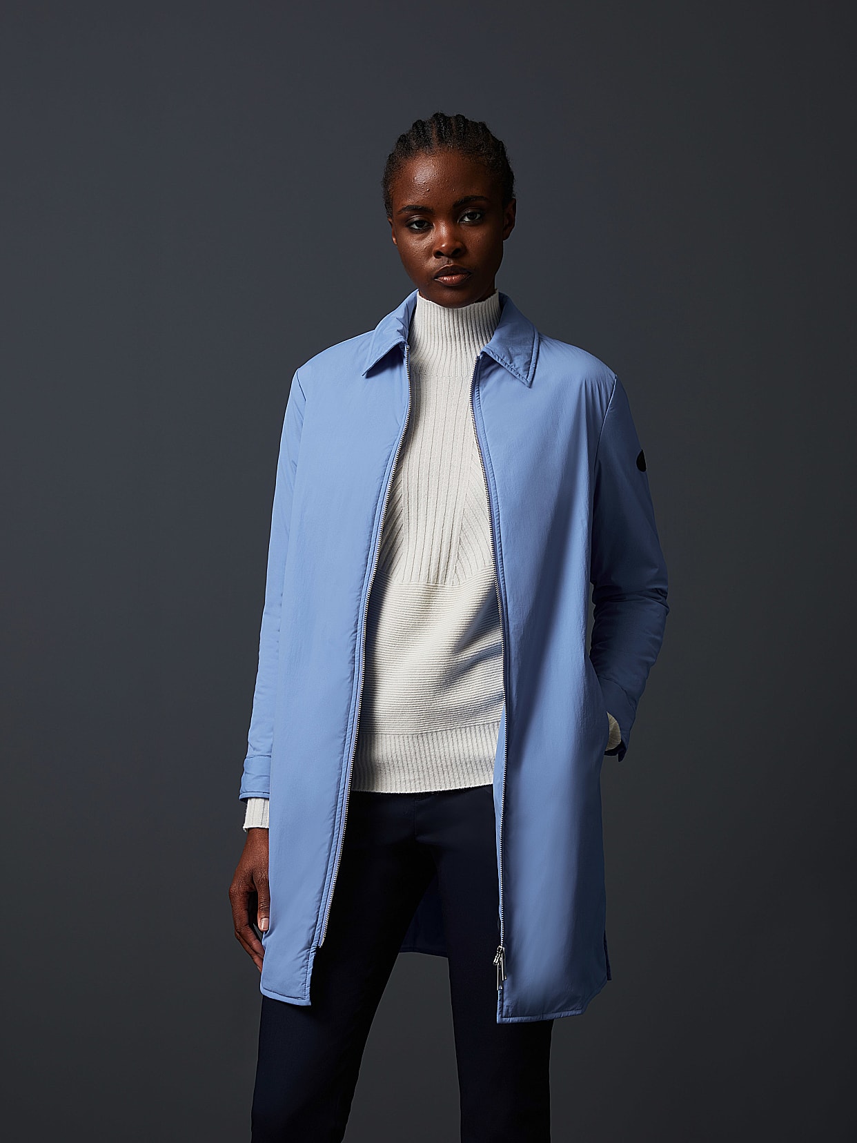 primaloft long coat women's