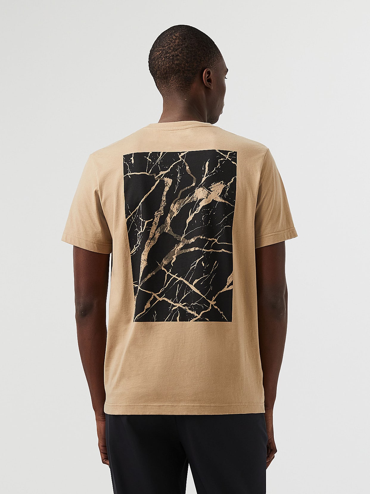 Off white marble shop tee