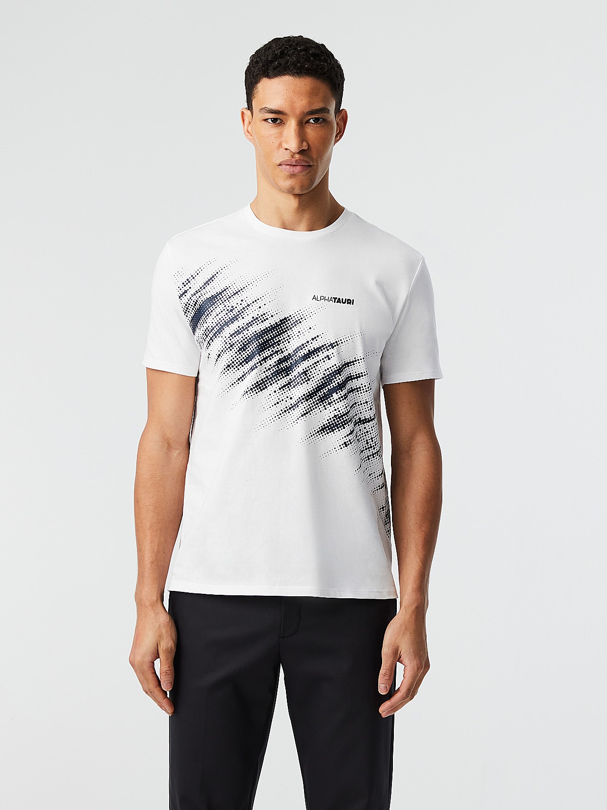 Cotton T Shirt with Print JITUR V1.Y8.02 White AlphaTauri