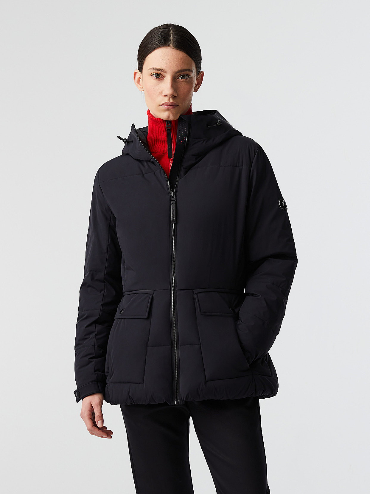 Lightweight Padded PrimaLoft Jacket OLAS V1.Y8.02 Black AlphaTauri