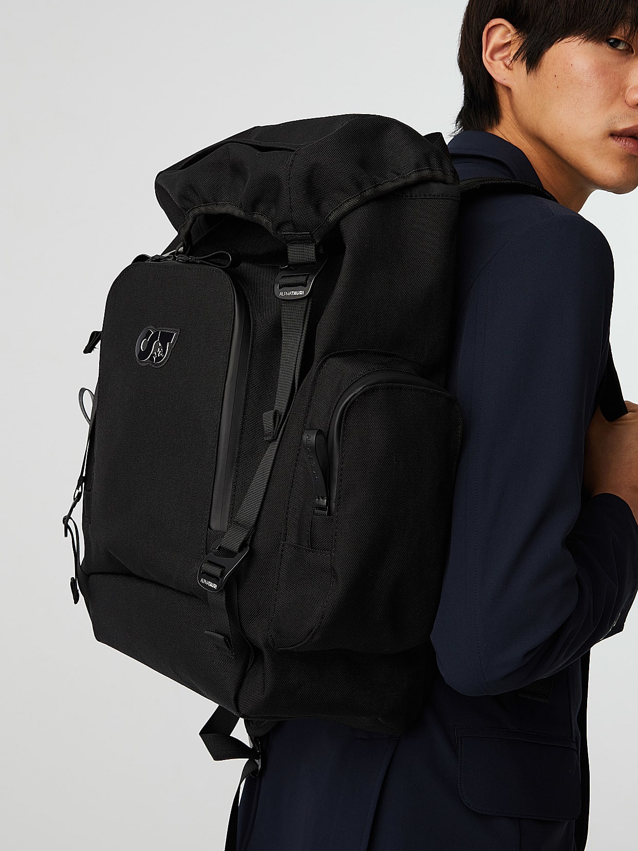 Mochila resistente al agua ALOP V1.Y8.02 Negro AlphaTauri