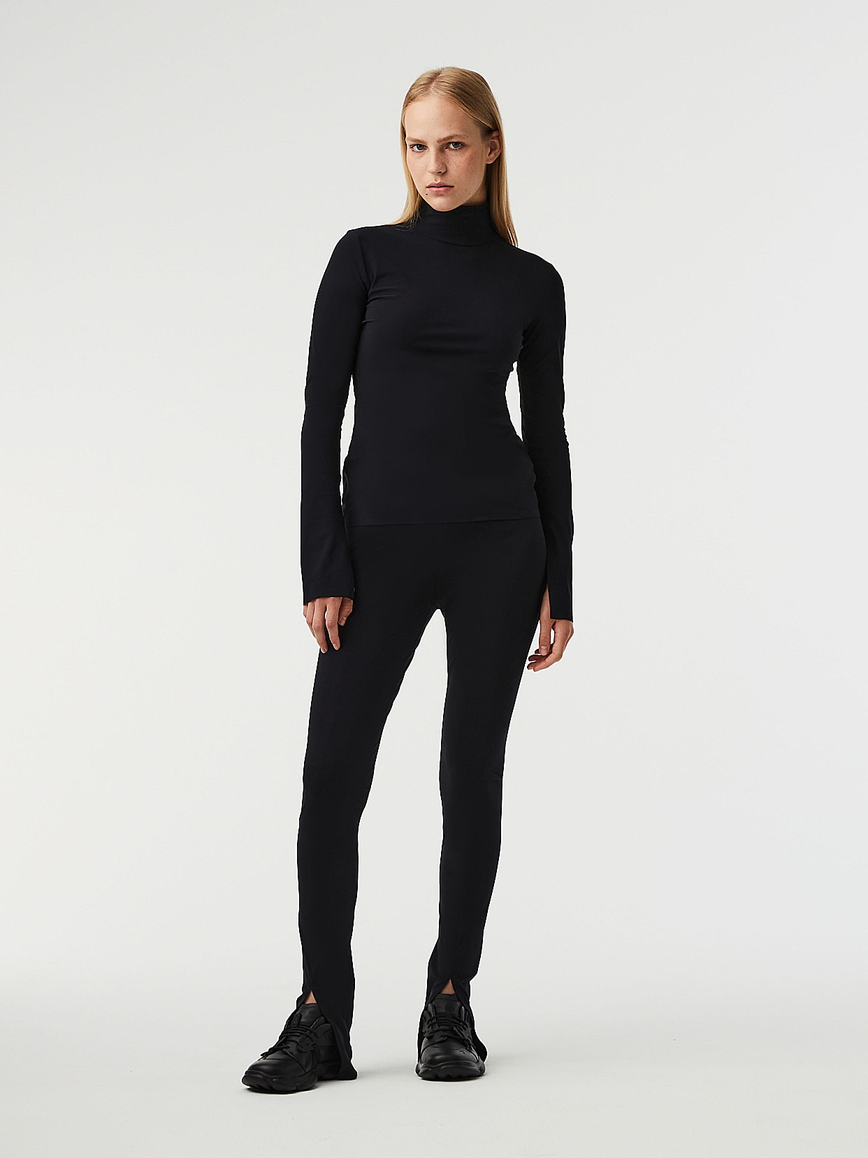 Pantalon en jersey Power Stretch avec fente devant PERA V1.Y8.01
