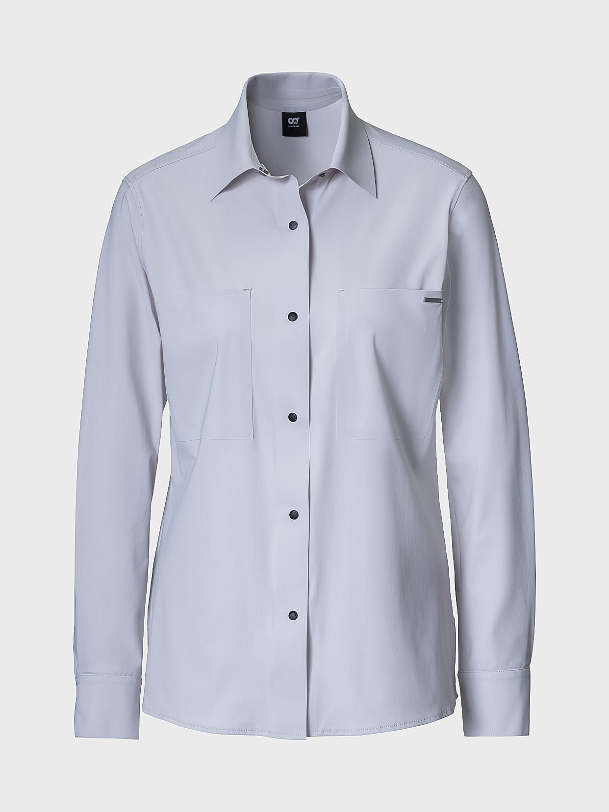 Camicia in Jersey molto elasticizzato JEUWO V2.Y8.02 Grigio Chiaro AlphaTauri