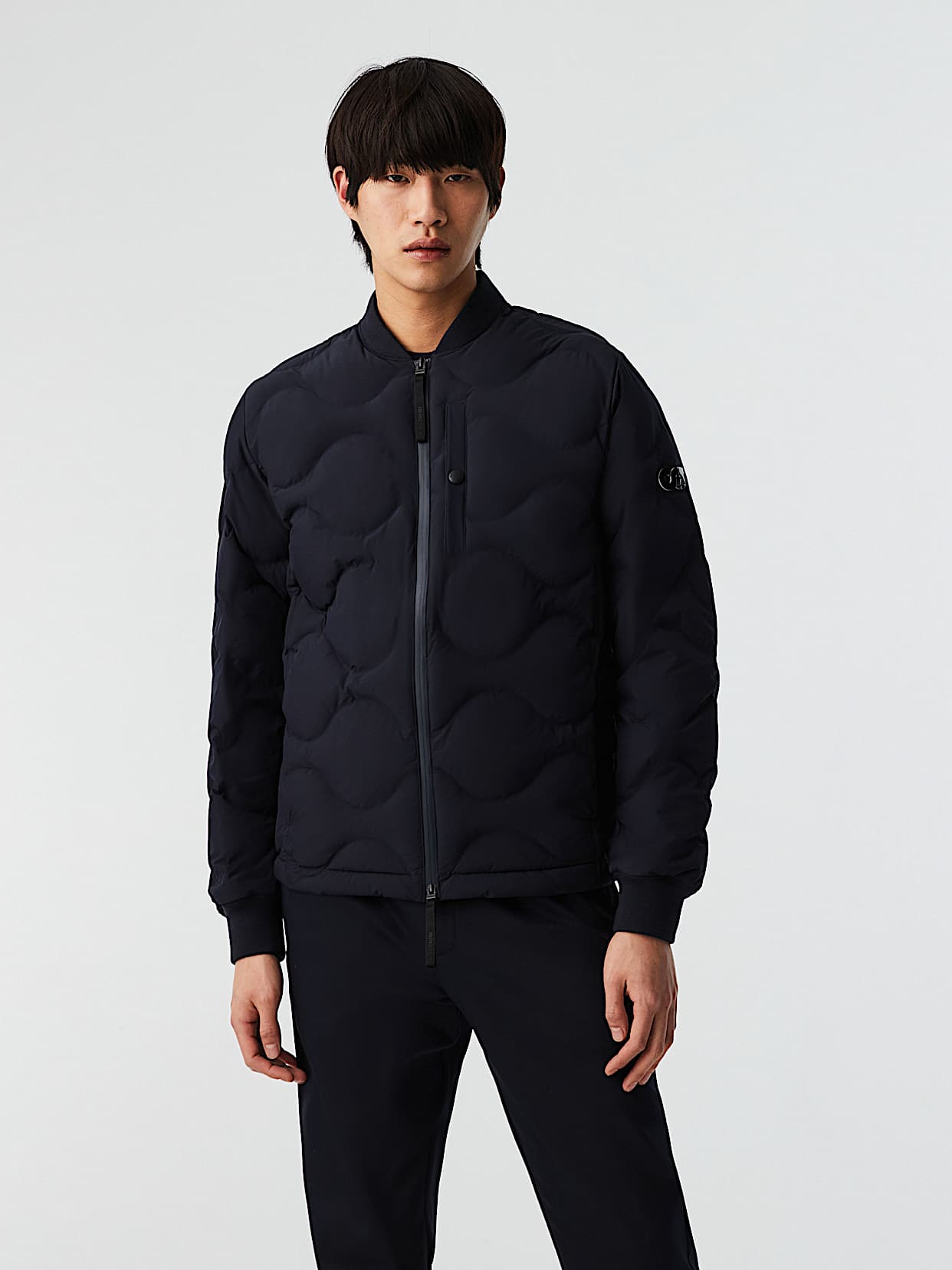 AlphaTauri Bomber Jacket L サイズ ネイビー AlphaTauri Bomber Jacket L サイズ ネイビー