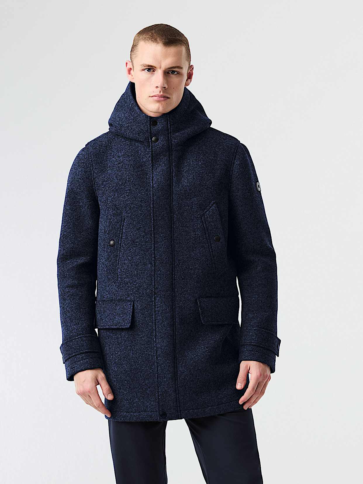 Bonded Wool Coat | ORATE V1.Y8.02 | Navy | AlphaTauri