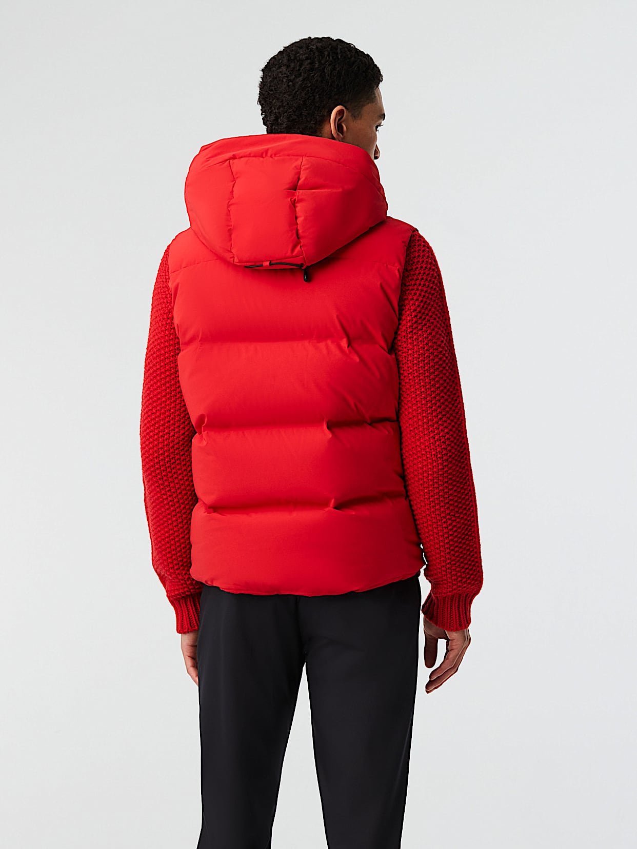 Padded Down Puffer Vest | OCOAV V1.Y8.02 | Red | AlphaTauri