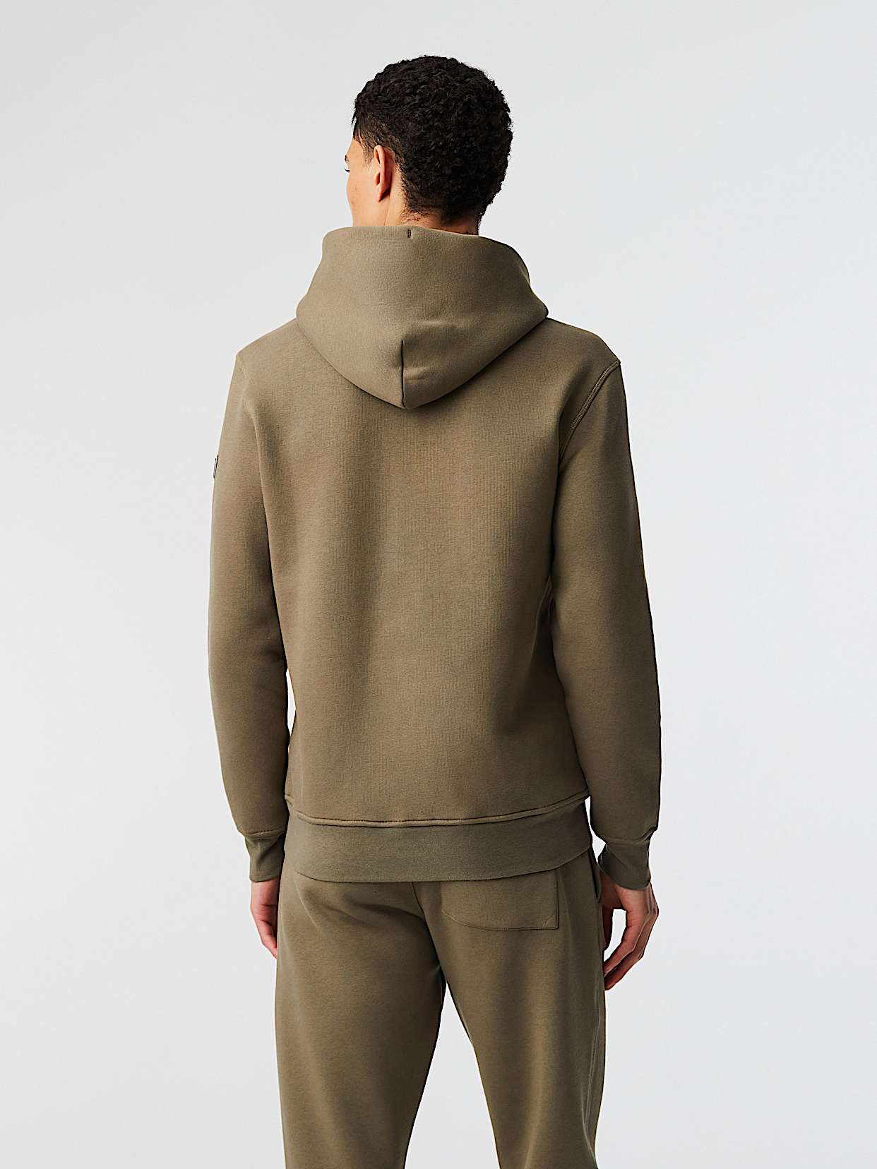 Signature Logo Hooded Sweat Jacket | SHENO V2.Y8.02 | Olive