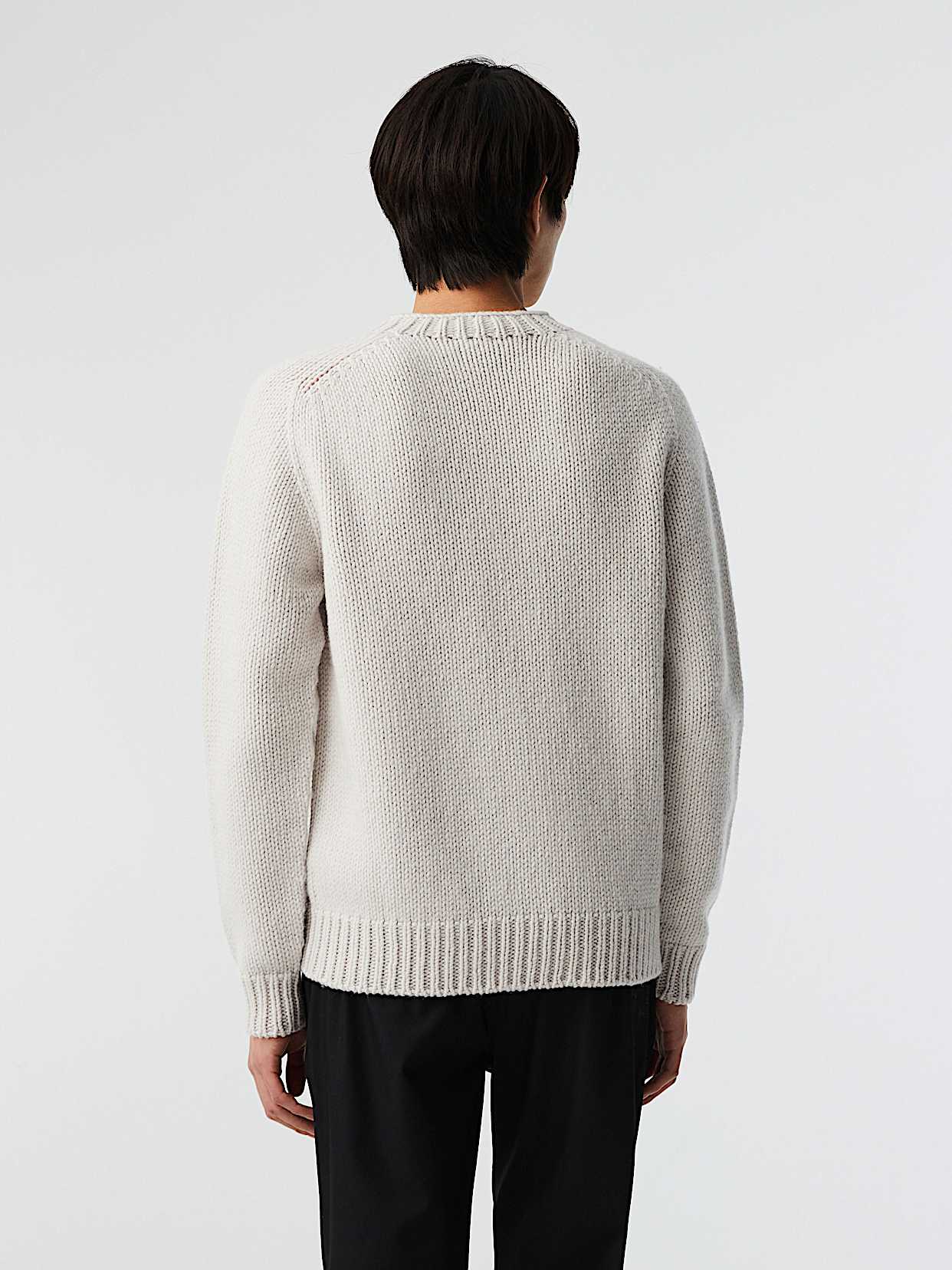 Seamless 3D Chunky Knit Crewneck Sweater | FINAW V1.Y8.02