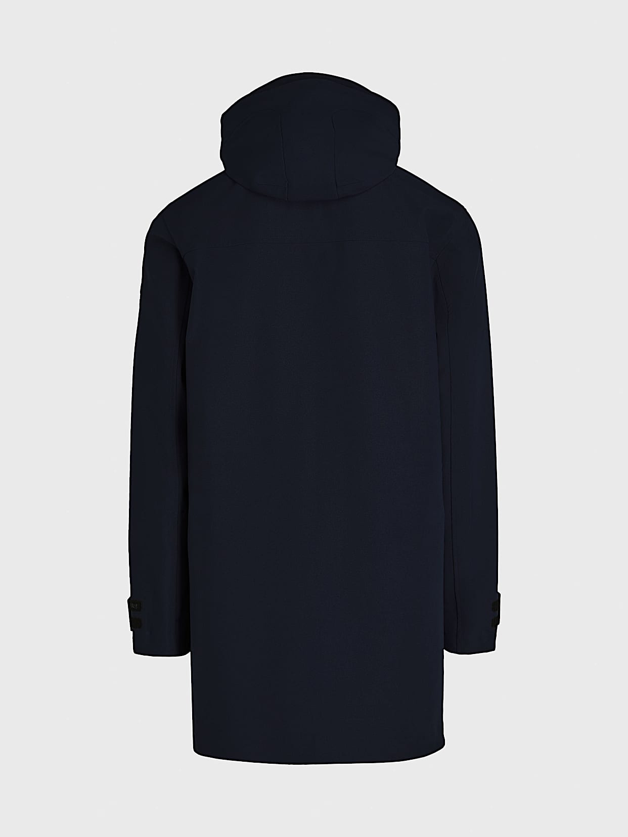 CABANE de ZUCCA ウール フード付Pコート アーカイブ ダークコア Men's Iconic Packable Waterproof Taurobran® Parka KOOV V11.Y8.01