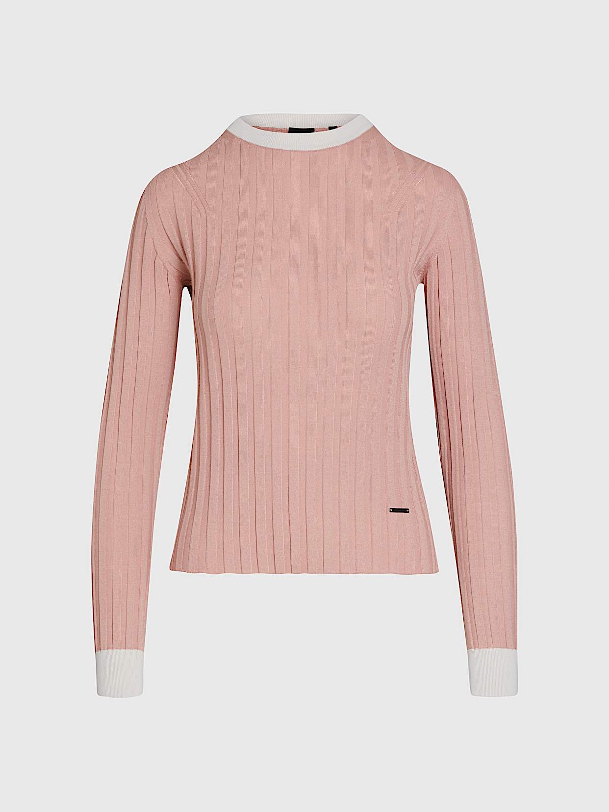 トップス NieR 3WAY PASTEL HACKER ZIP OUTER Pastel pink basic pullover with half zipper | NZA New