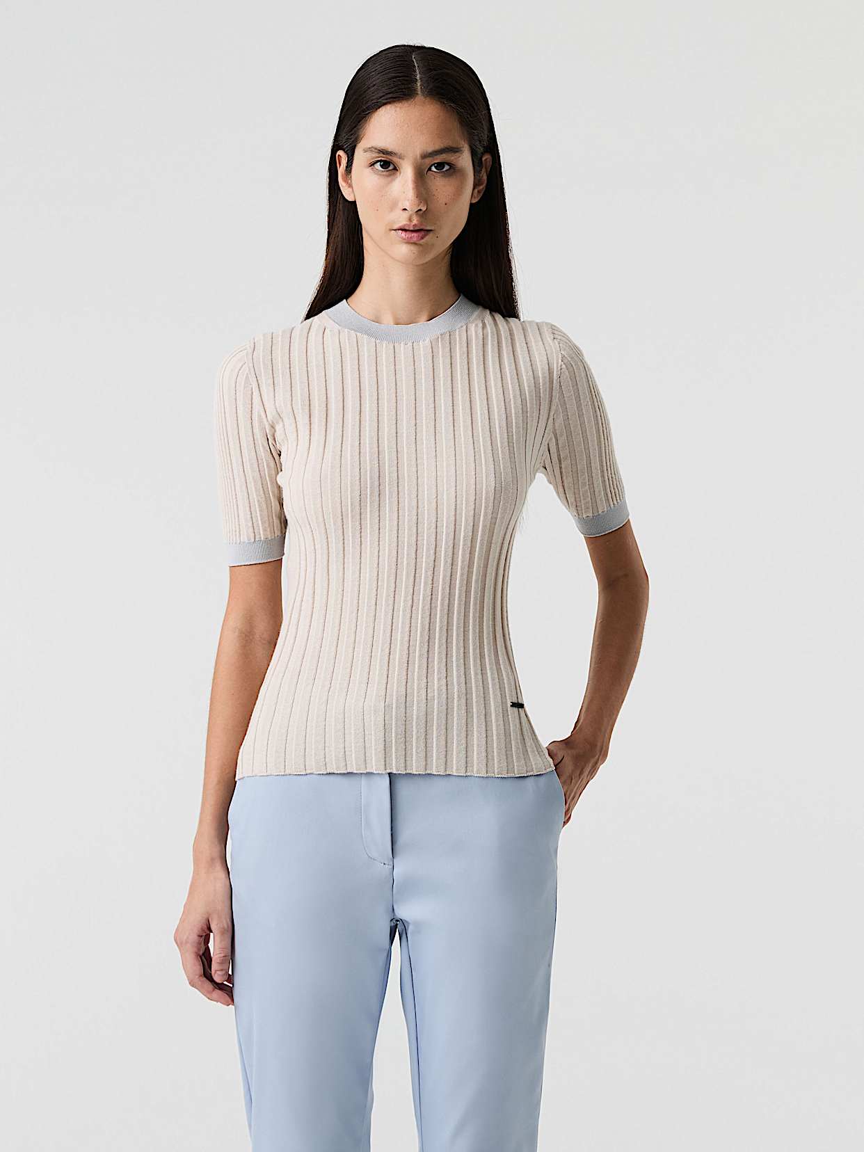 Seamless 3D Knit Cashmere-Coolmax® T-Shirt | FONELE V1.Y9.01