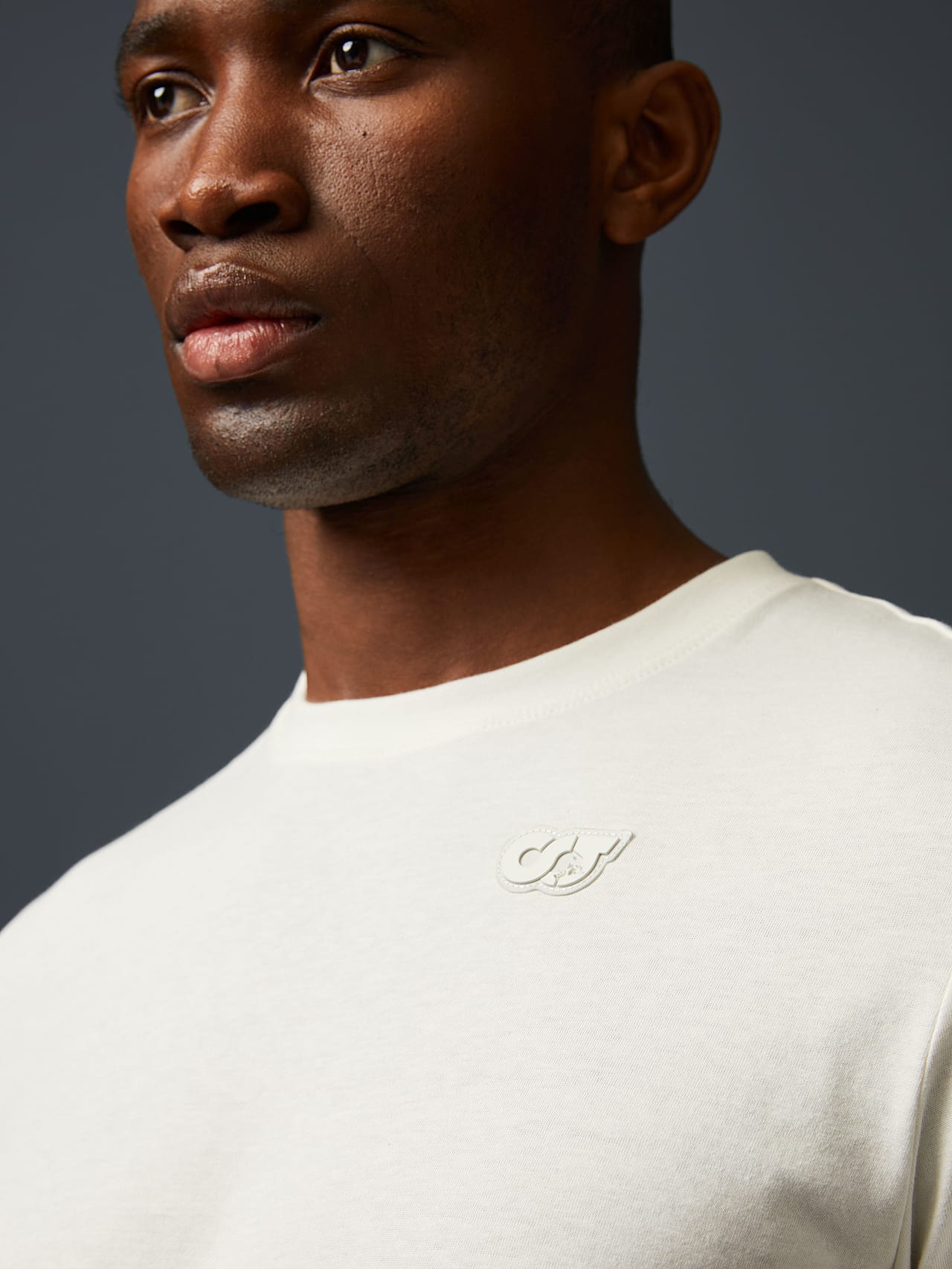 AlphaTauri | JOBO V1.Y6.01 | Cotton T-Shirt in Off White for Men AlphaTauri | JOBO V1.Y6.01 | Cotton T-Shirt in Off White for Men