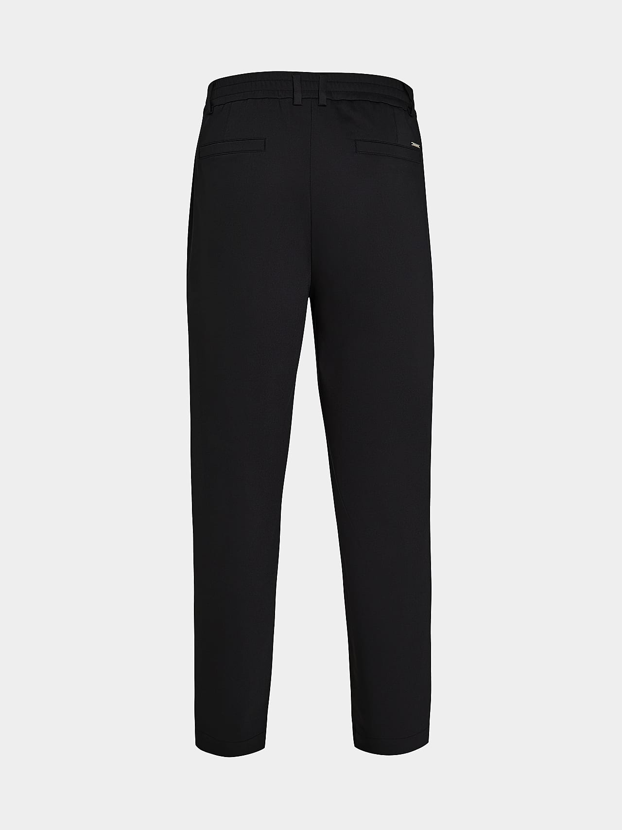 AlphaTauri | PAVO V1.Y7.02 | Tapered Wide Leg Cropped Pants in Black for Men AlphaTauri | PAVO V1.Y7.02 | Tapered Wide Leg Cropped Pants in Black for Men