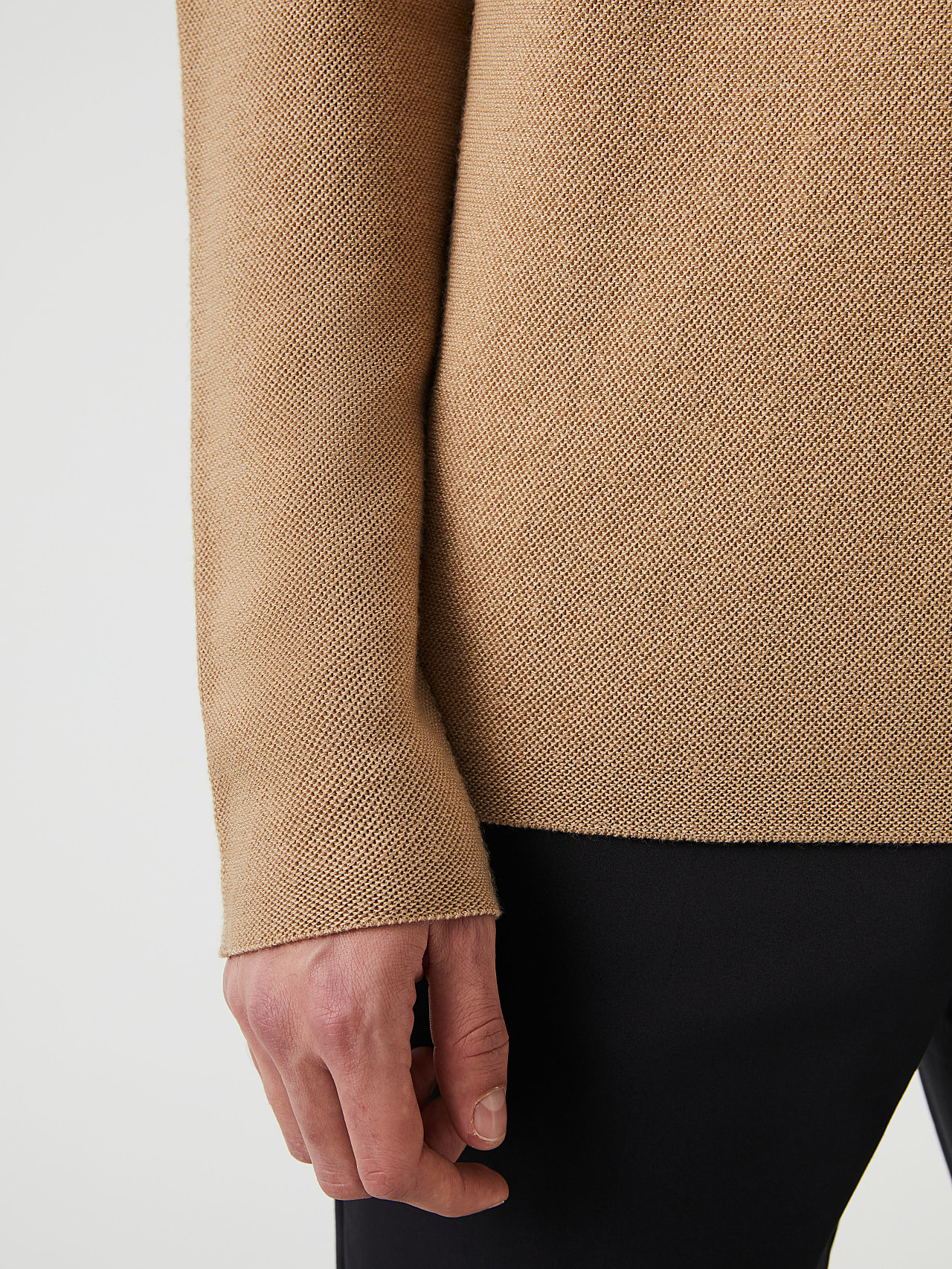 AlphaTauri | FINATO V1.Y7.02 | Felpa in maglia 3D senza cuciture con cappuccio in Marrone/Beige for Uomo AlphaTauri | FINATO V1.Y7.02 | Felpa in maglia 3D senza cuciture con cappuccio in Marrone/Beige for Uomo