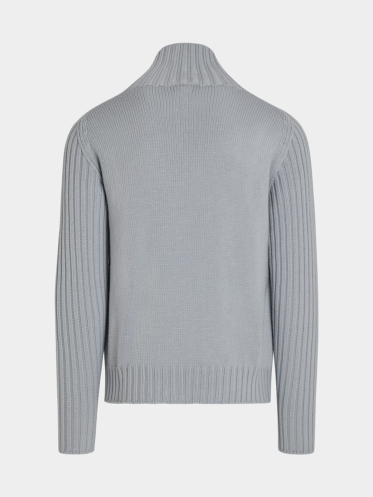 AlphaTauri | FAAMA V2.Y7.02 | Grobstrick-Rollkragenpullover aus Merinowolle in Grau / Melange für Herren AlphaTauri | FAAMA V2.Y7.02 | Grobstrick-Rollkragenpullover aus Merinowolle in Grau / Melange für Herren