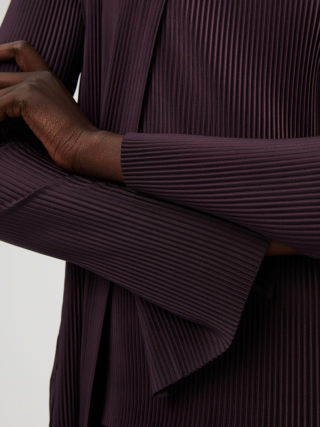 AlphaTauri | JIERA V1.Y7.02 | Plissierte Hemdbluse in Pflaumenfarben für Damen AlphaTauri | JIERA V1.Y7.02 | Plissierte Hemdbluse in Pflaumenfarben für Damen