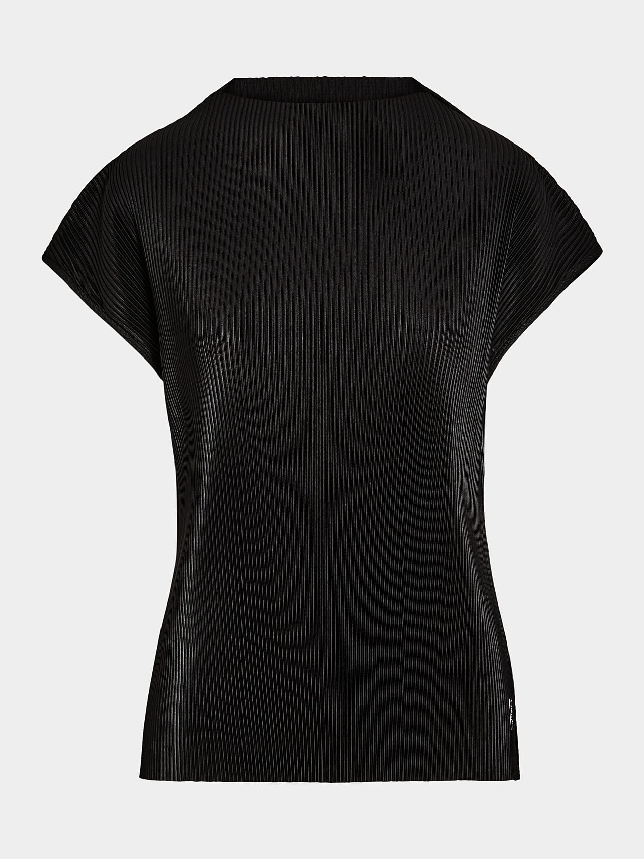 AlphaTauri | JIEMA V1.Y7.02 | Top plissé in Noir for Femme AlphaTauri | JIEMA V1.Y7.02 | Top plissé in Noir for Femme