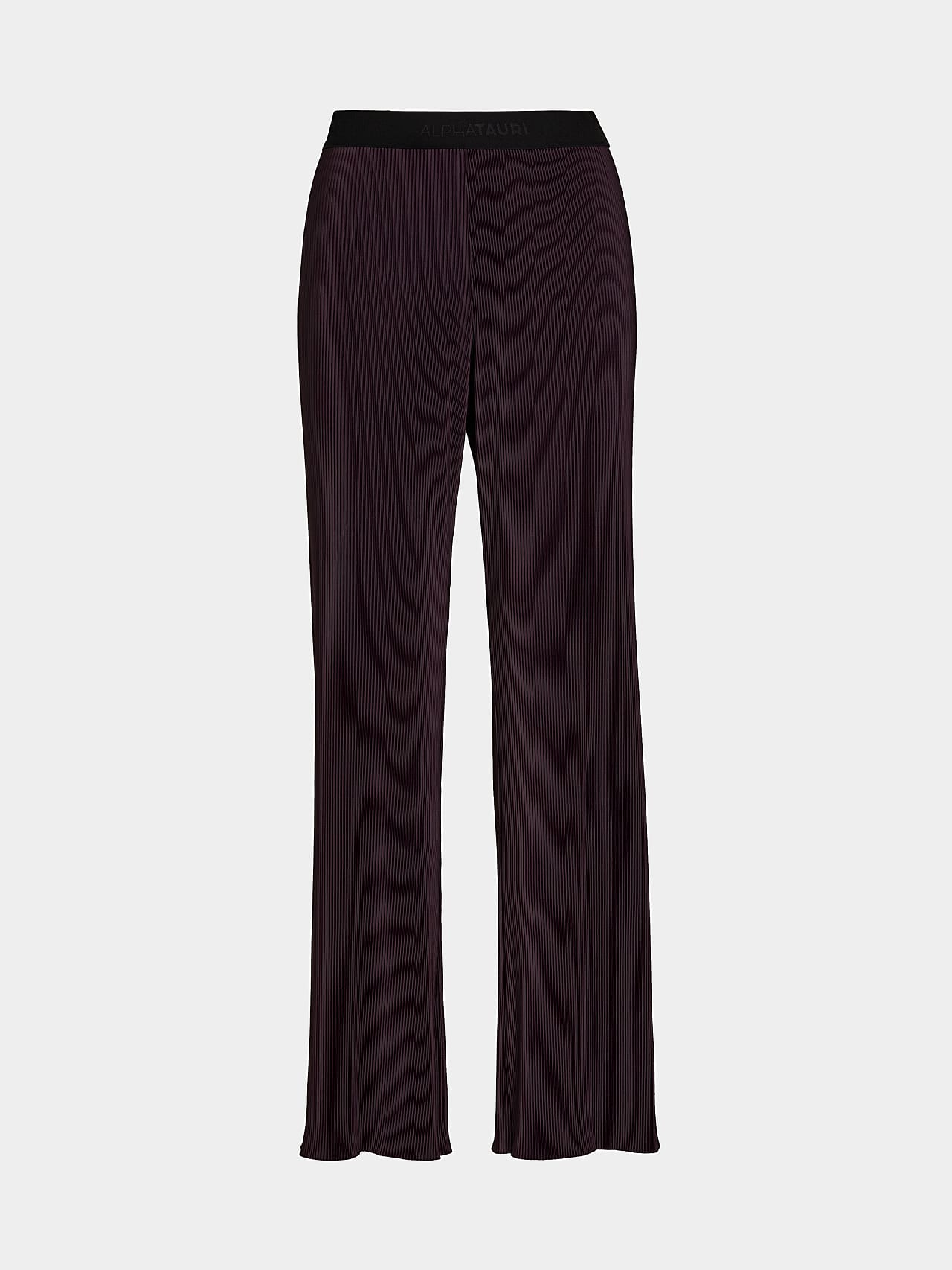 AlphaTauri | PEUWAS V1.Y7.02 | Pantalones plisados in Ciruela for Mujer AlphaTauri | PEUWAS V1.Y7.02 | Pantalones plisados in Ciruela for Mujer