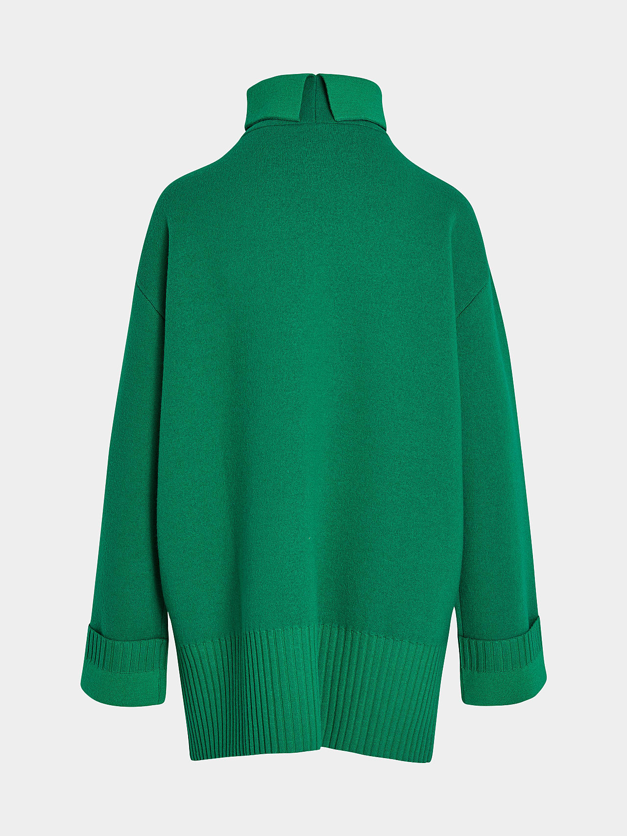 AlphaTauri | FREID V1.Y7.02 | Jersey de cuello vuelto reversible de punto de fieltro de lana merino in Verde for Mujer AlphaTauri | FREID V1.Y7.02 | Jersey de cuello vuelto reversible de punto de fieltro de lana merino in Verde for Mujer