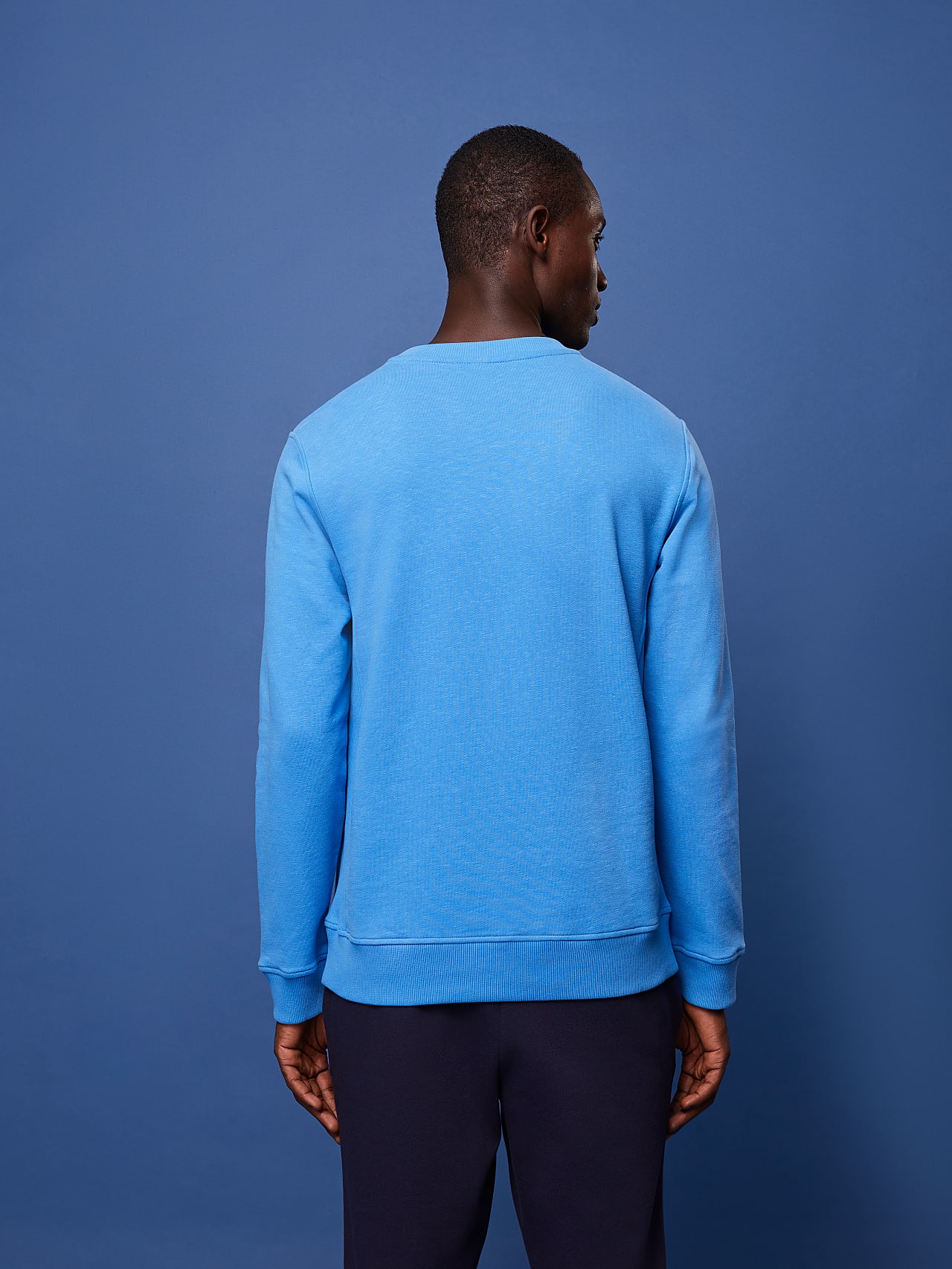 AlphaTauri | SNATE V1.Y7.01 | Crewneck Sweatshirt in Sky Blue for Men AlphaTauri | SNATE V1.Y7.01 | Crewneck Sweatshirt in Sky Blue for Men