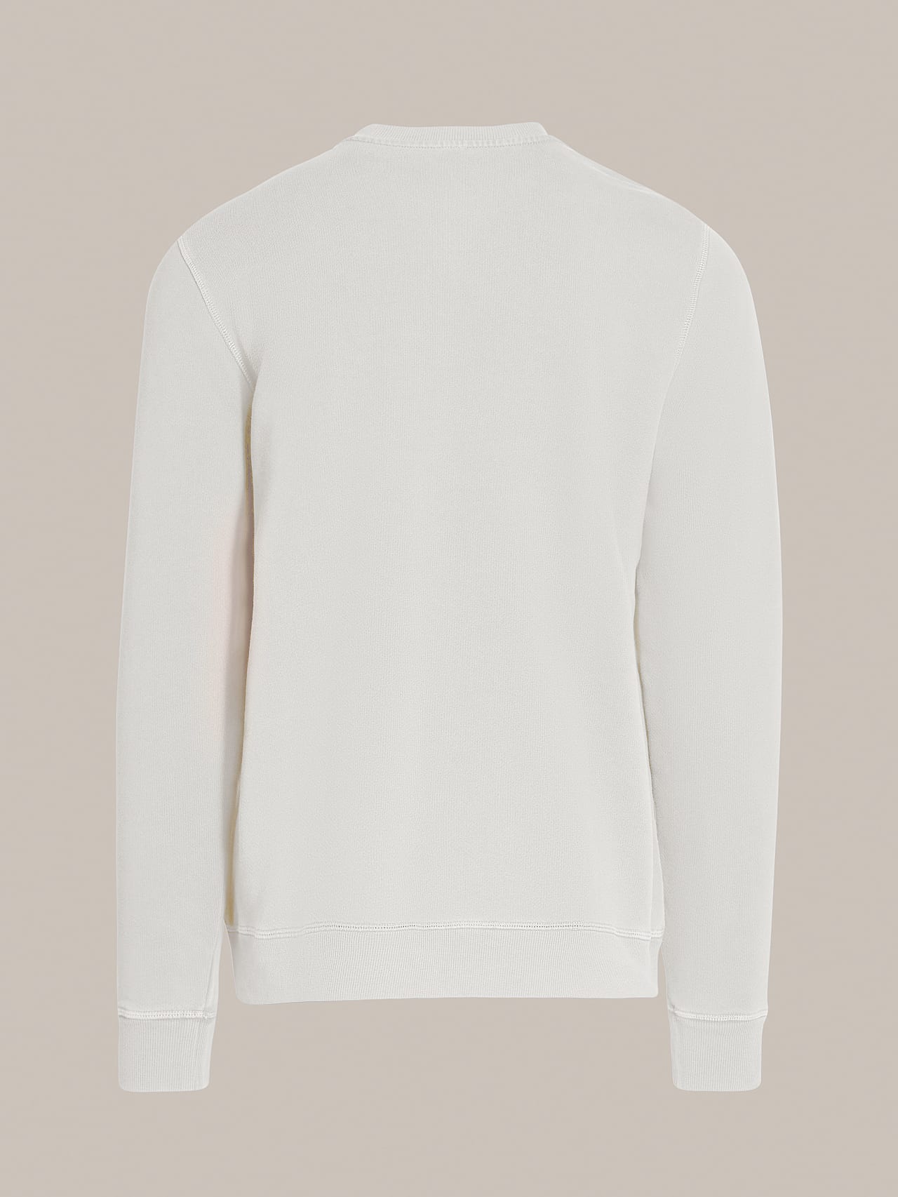 AlphaTauri | SWESH V1.Y7.01 | Garment-Dyed Cotton Sweatshirt in Ivory for Men AlphaTauri | SWESH V1.Y7.01 | Garment-Dyed Cotton Sweatshirt in Ivory for Men