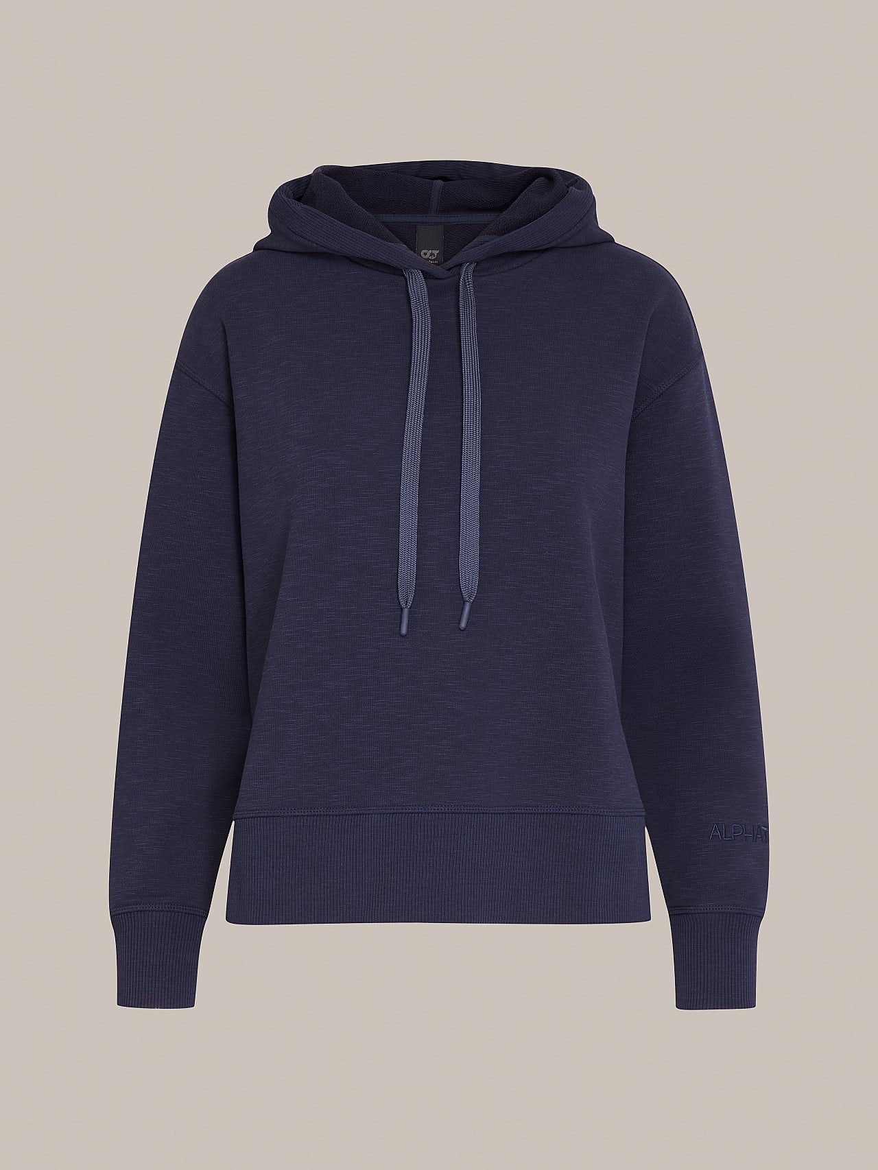 AlphaTauri | SERRHO V1.Y7.01 | Hoodie with Drawstrings in Navy for Women AlphaTauri | SERRHO V1.Y7.01 | Hoodie with Drawstrings in Navy for Women