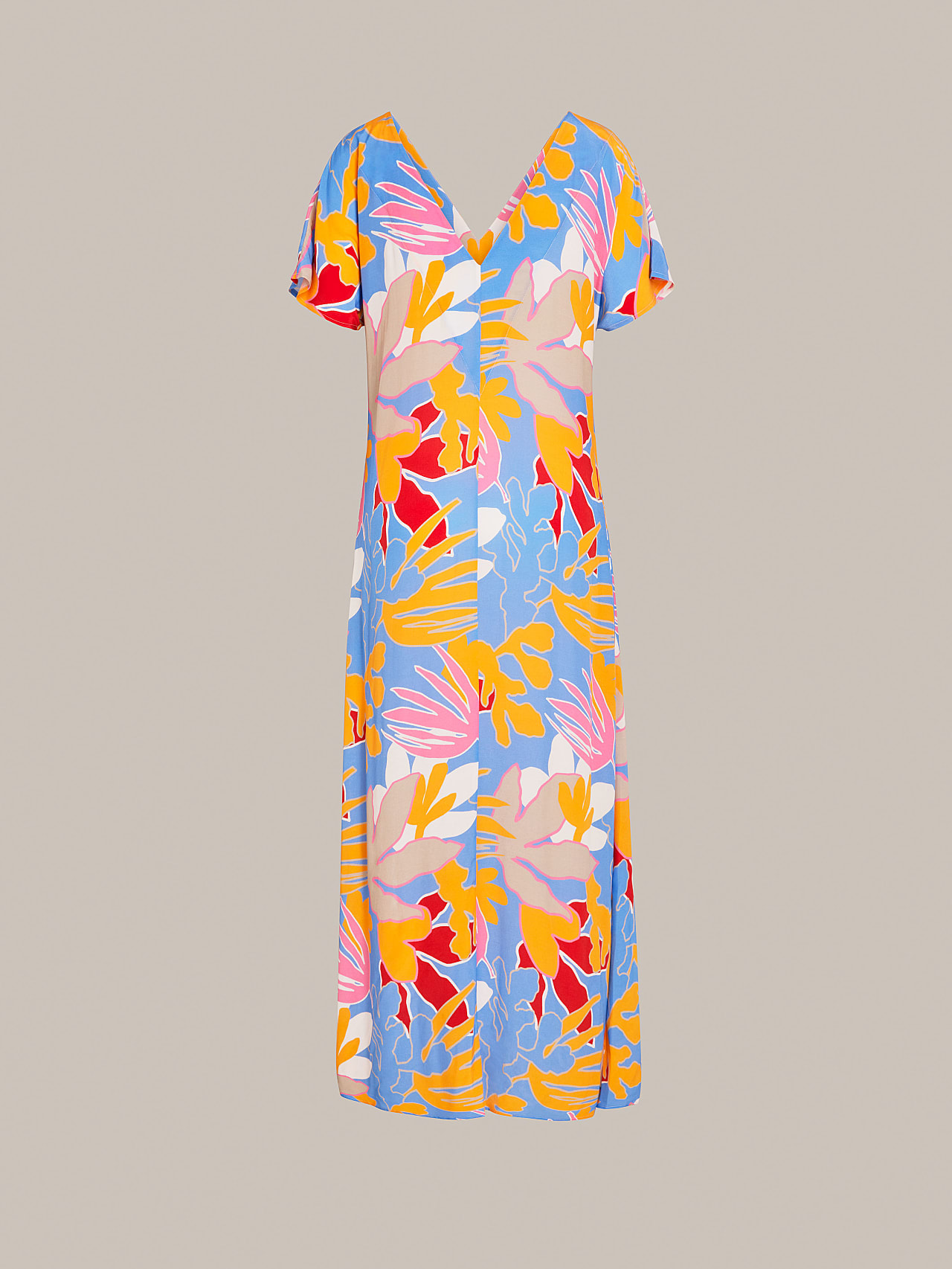 AlphaTauri | WIPRES V1.Y7.01 | Vestido largo con estampado floral in Azul cielo for Mujer AlphaTauri | WIPRES V1.Y7.01 | Vestido largo con estampado floral in Azul cielo for Mujer