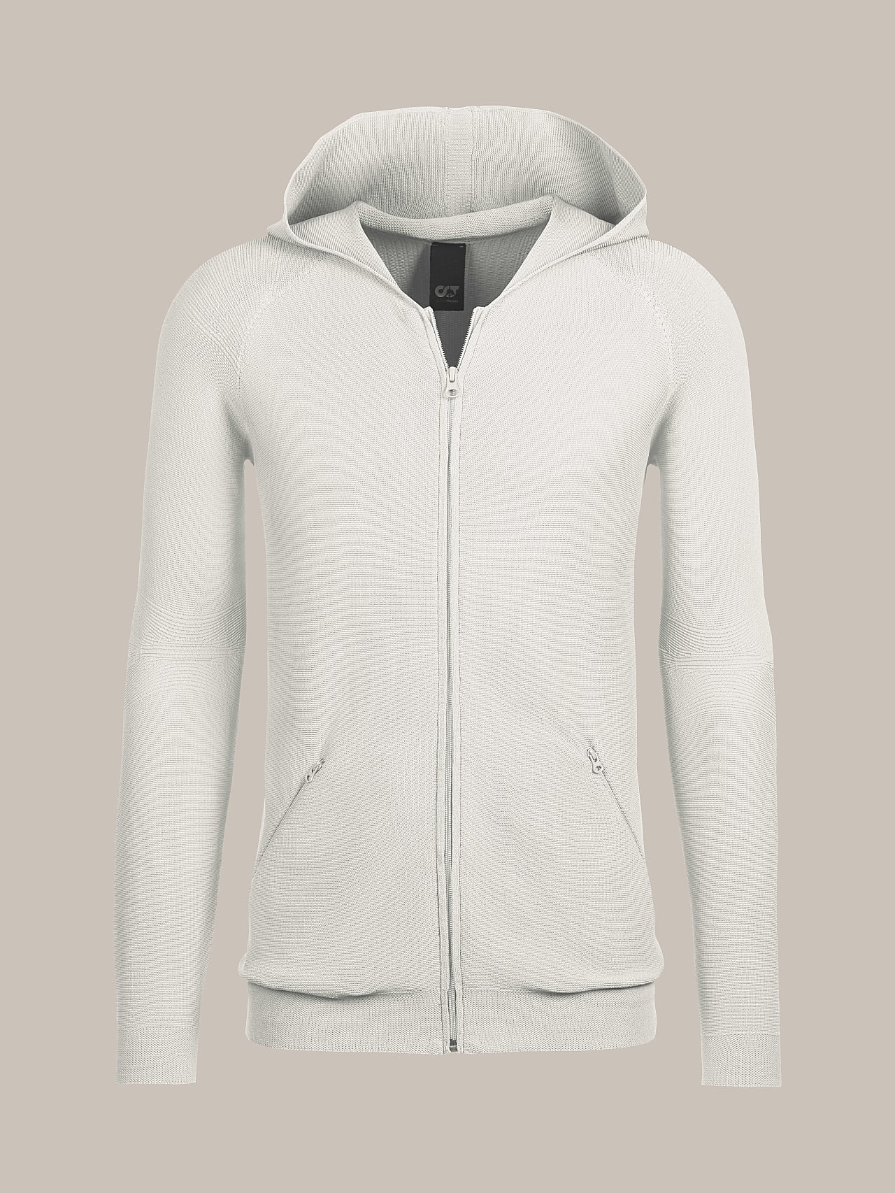 AlphaTauri | FURAP V2.Y4.01 | Jacke aus nahtlosem 3D-Funktionsstrick in Cremeweiß für Herren AlphaTauri | FURAP V2.Y4.01 | Jacke aus nahtlosem 3D-Funktionsstrick in Cremeweiß für Herren