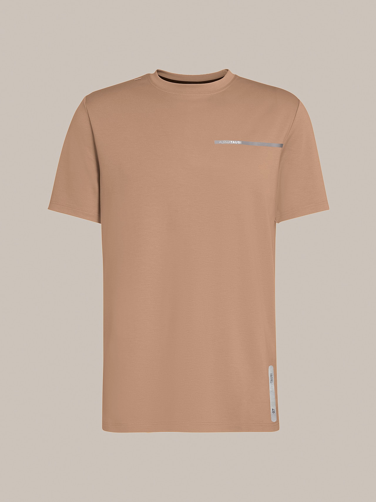 AlphaTauri | JOUBL V2.Y7.01 | Leger geschnittenes T-Shirt in Sand für Herren AlphaTauri | JOUBL V2.Y7.01 | Leger geschnittenes T-Shirt in Sand für Herren