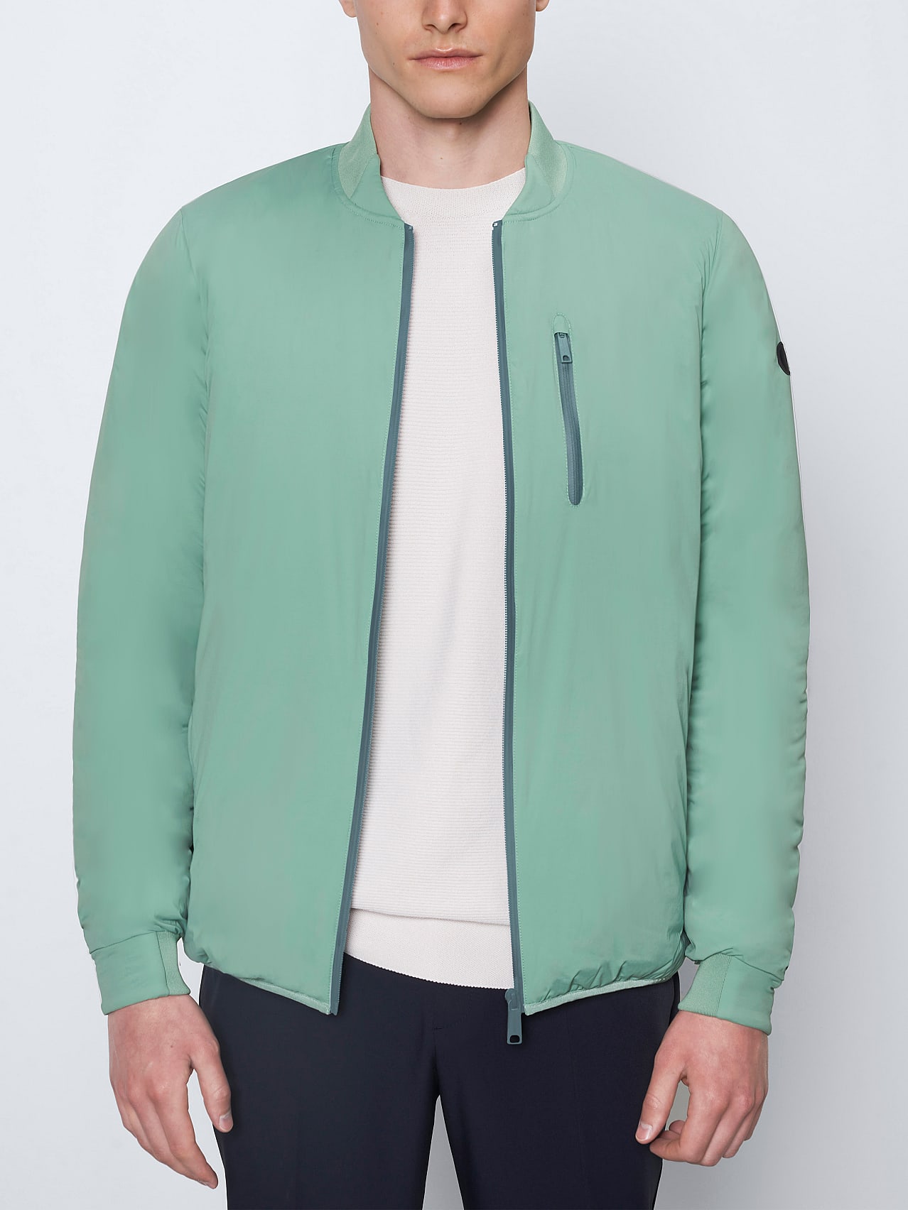 AlphaTauri | OPRIM V3.Y5.02 | Light Padded PrimaLoft® Jacket in Turquoise for Men AlphaTauri | OPRIM V3.Y5.02 | Light Padded PrimaLoft® Jacket in Turquoise for Men