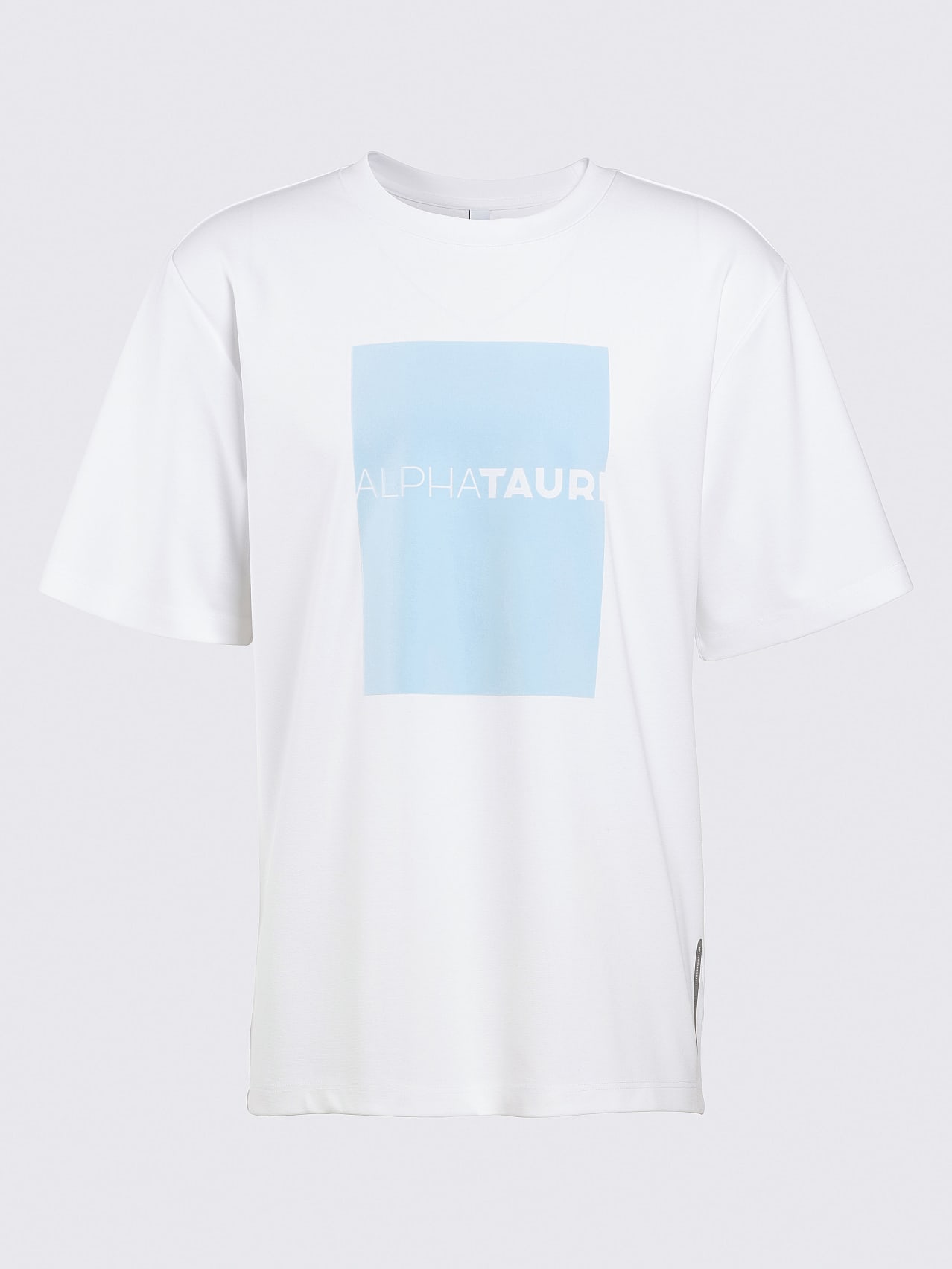 AlphaTauri | JAHEV V1.Y5.02 | T-shirt décontracté avec logo in Blanc / Bleu for Homme AlphaTauri | JAHEV V1.Y5.02 | T-shirt décontracté avec logo in Blanc / Bleu for Homme