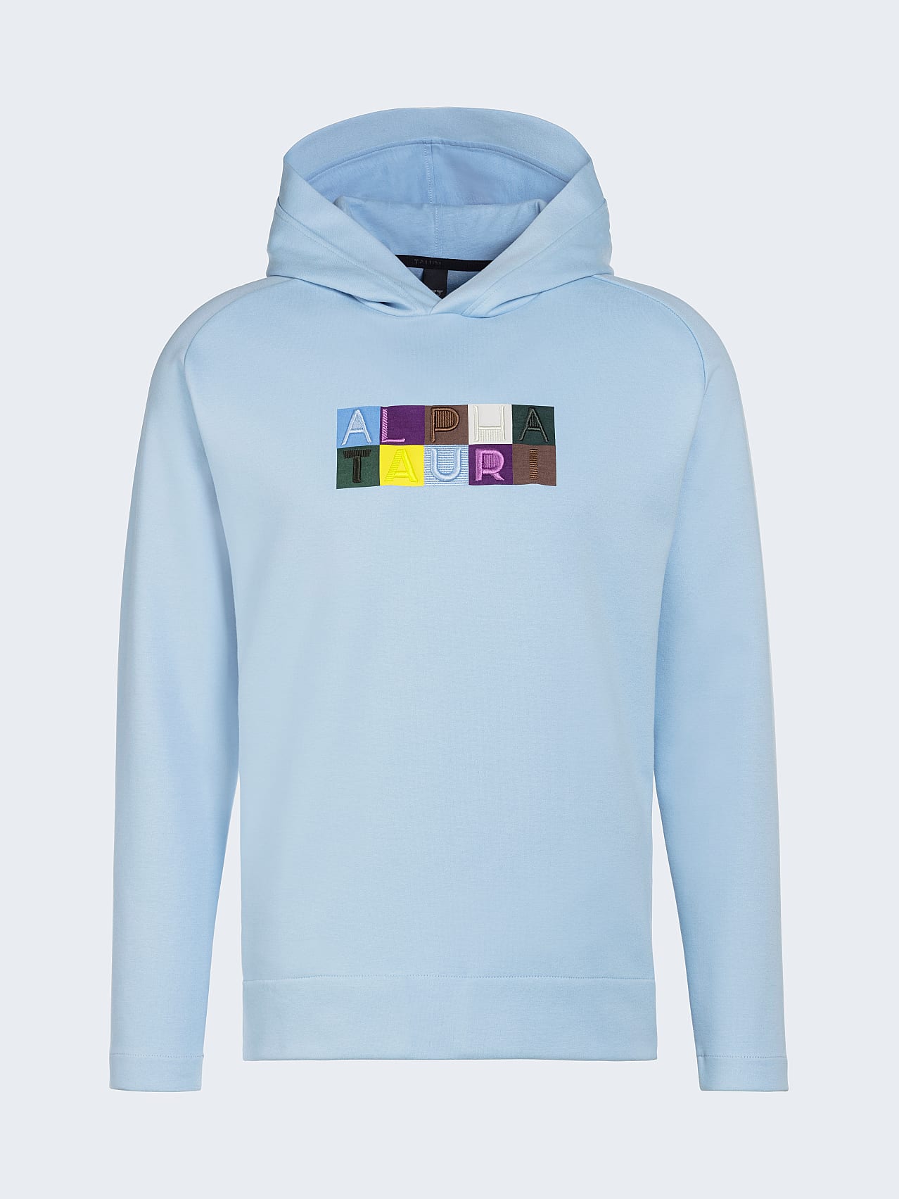 AlphaTauri | SEONU V1.Y6.01 | Sweat-shirt à capuche avec logo brodé in Bleu Clair for Homme AlphaTauri | SEONU V1.Y6.01 | Sweat-shirt à capuche avec logo brodé in Bleu Clair for Homme