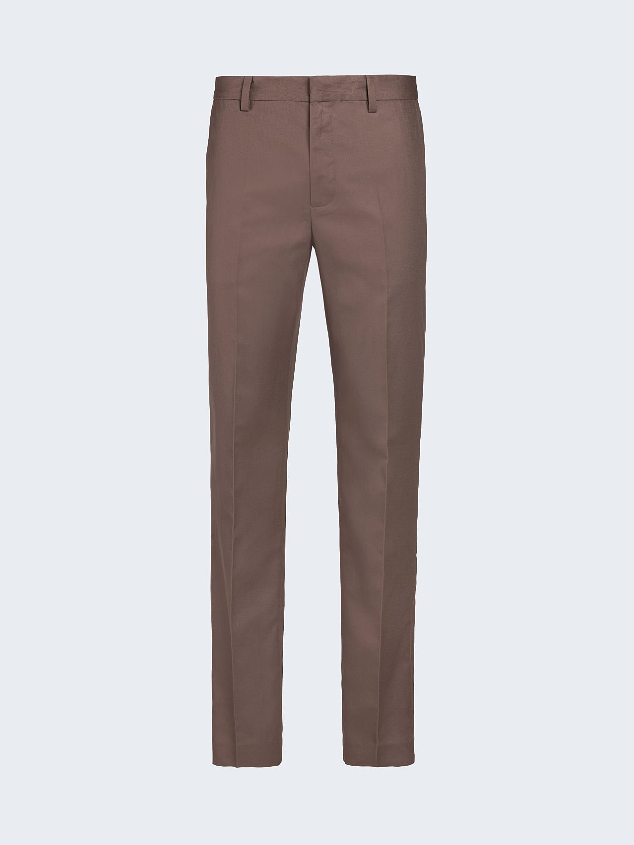 AlphaTauri | PANLI V1.Y6.01 | Linen Trousers in Brown for Men