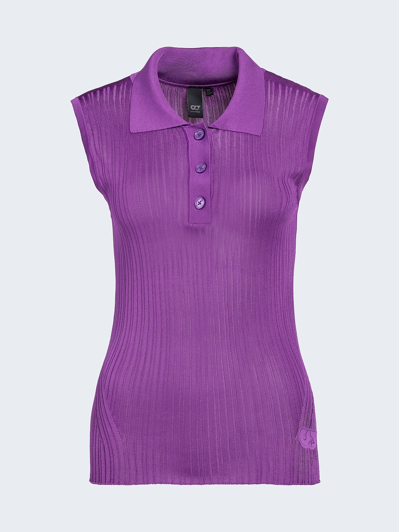 AlphaTauri | FEL V1.Y6.01 | Polo sans manches en maille 3D sans coutures in Violet for Femme AlphaTauri | FEL V1.Y6.01 | Polo sans manches en maille 3D sans coutures in Violet for Femme
