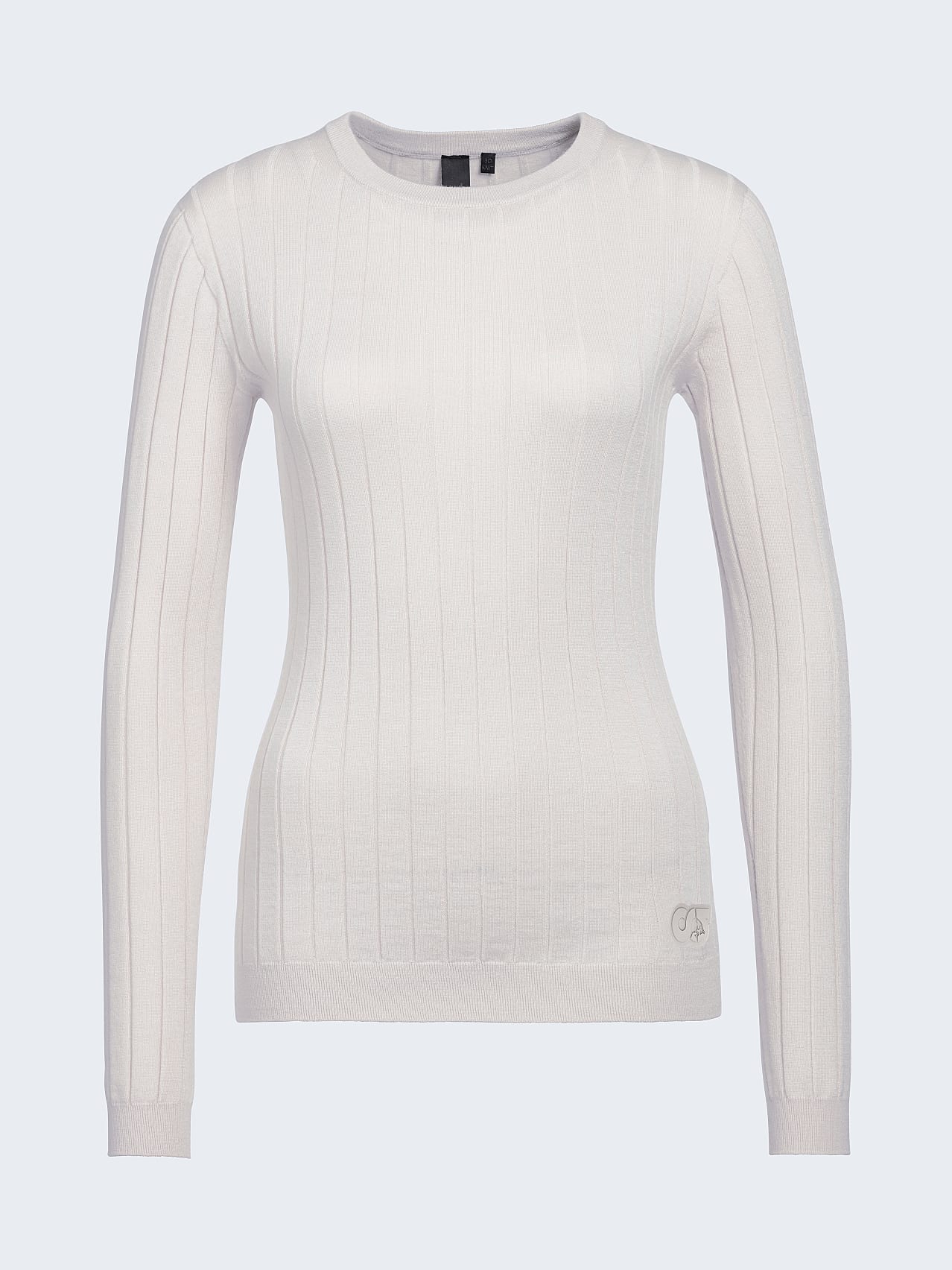 AlphaTauri | FASHI V1.Y6.01 | Sweat-shirt sans couture en cachemire maille 3D in Blanc Cassé for Femme AlphaTauri | FASHI V1.Y6.01 | Sweat-shirt sans couture en cachemire maille 3D in Blanc Cassé for Femme