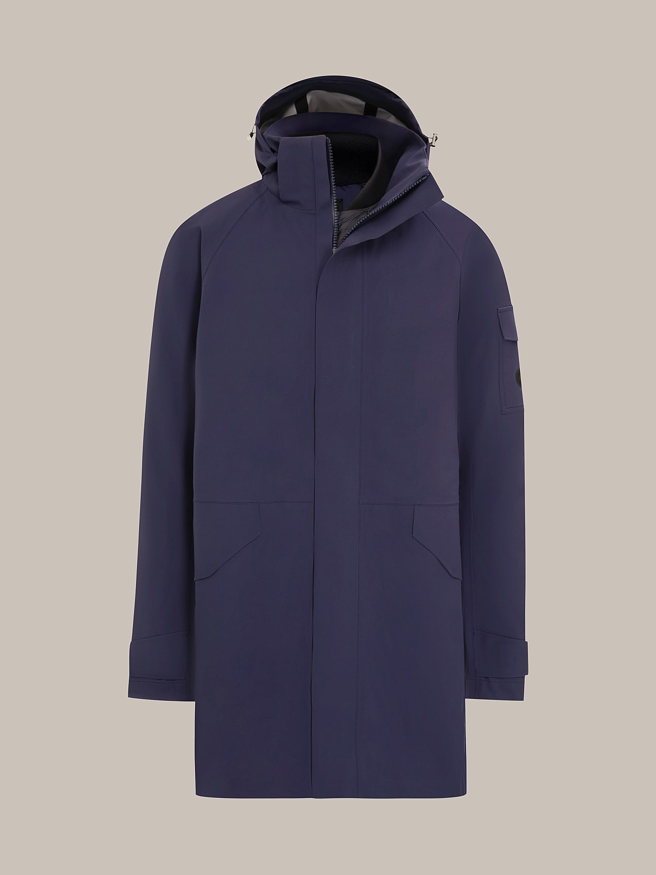 AlphaTauri | KOOV V9.Y7.01 | Icónica parka de Taurobran® impermeable y plegable in Azul Marino for Hombre
