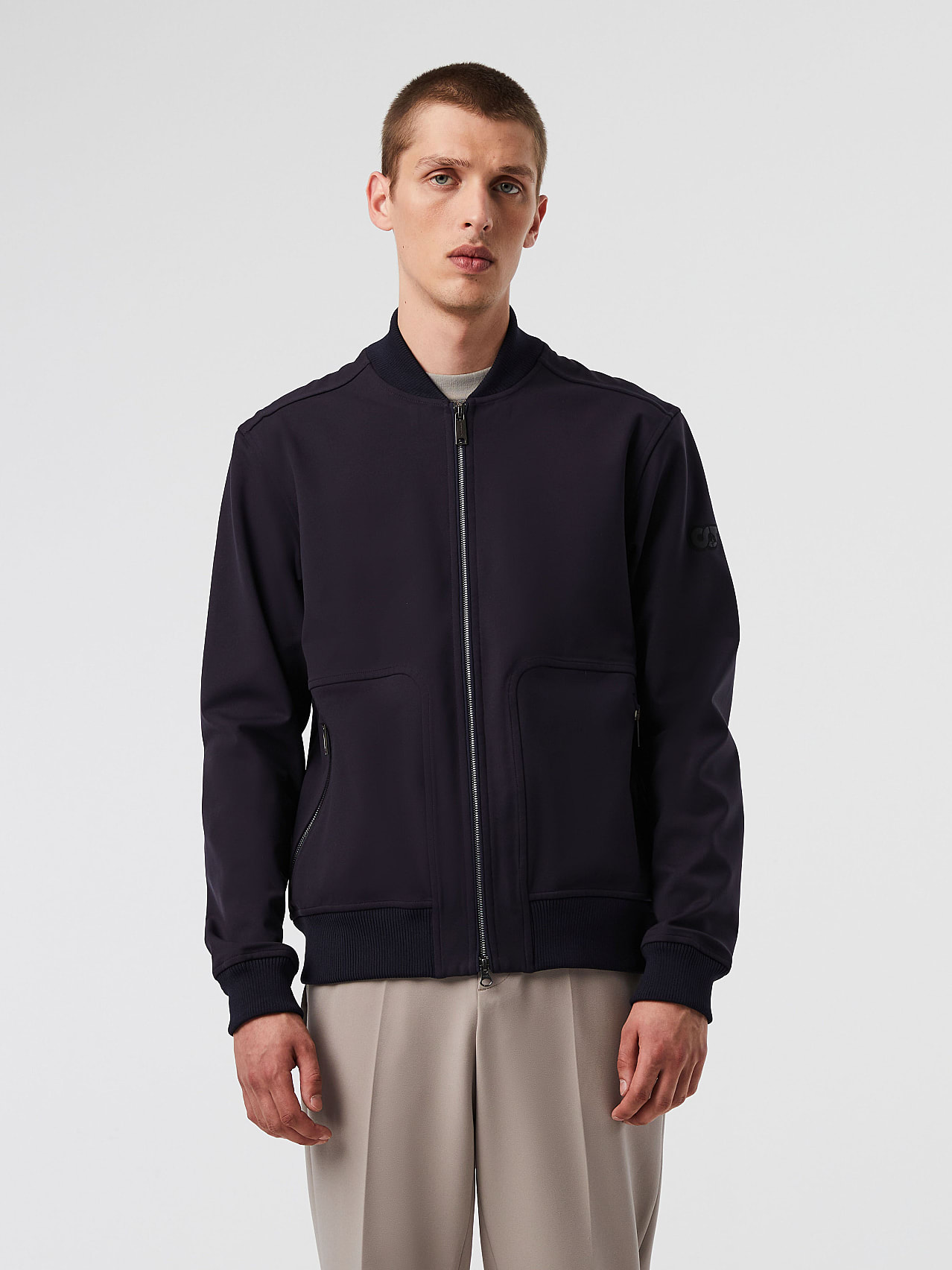 AlphaTauri Bomber Jacket L サイズ ネイビー