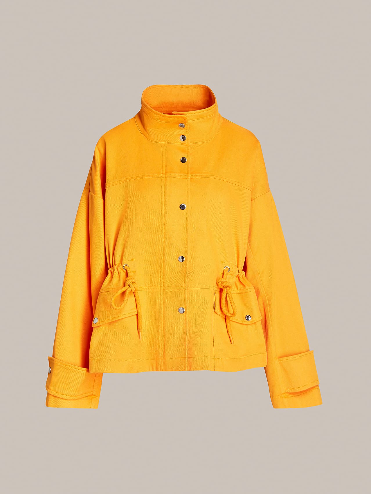 AlphaTauri | OLERAK V1.Y7.01 | Water-Resistant Cotton Jacket in Warm Yellow for Women AlphaTauri | OLERAK V1.Y7.01 | Water-Resistant Cotton Jacket in Warm Yellow for Women