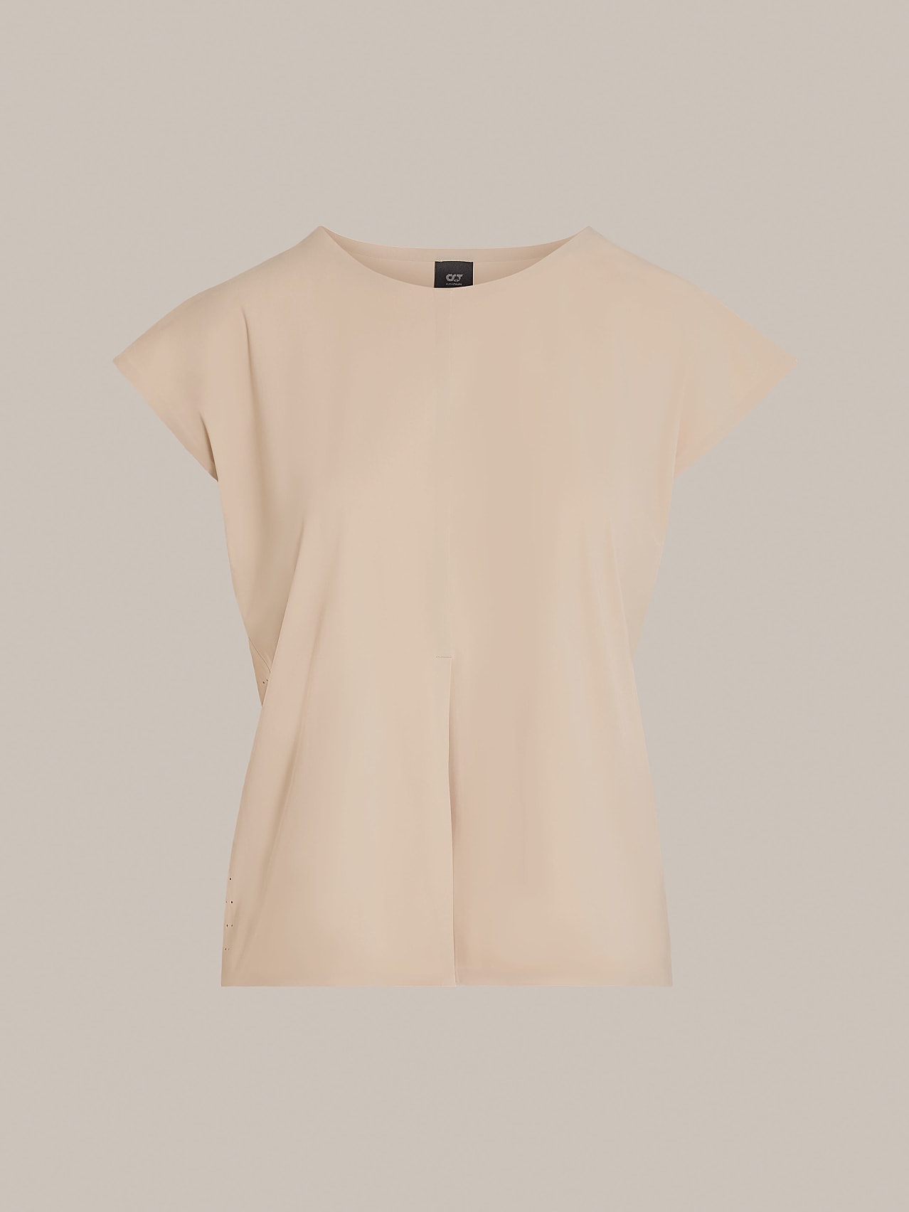 AlphaTauri | JETO V2.Y7.01 | Easy Care Sensitive® Jersey T-Shirt in Sand for Women AlphaTauri | JETO V2.Y7.01 | Easy Care Sensitive® Jersey T-Shirt in Sand for Women