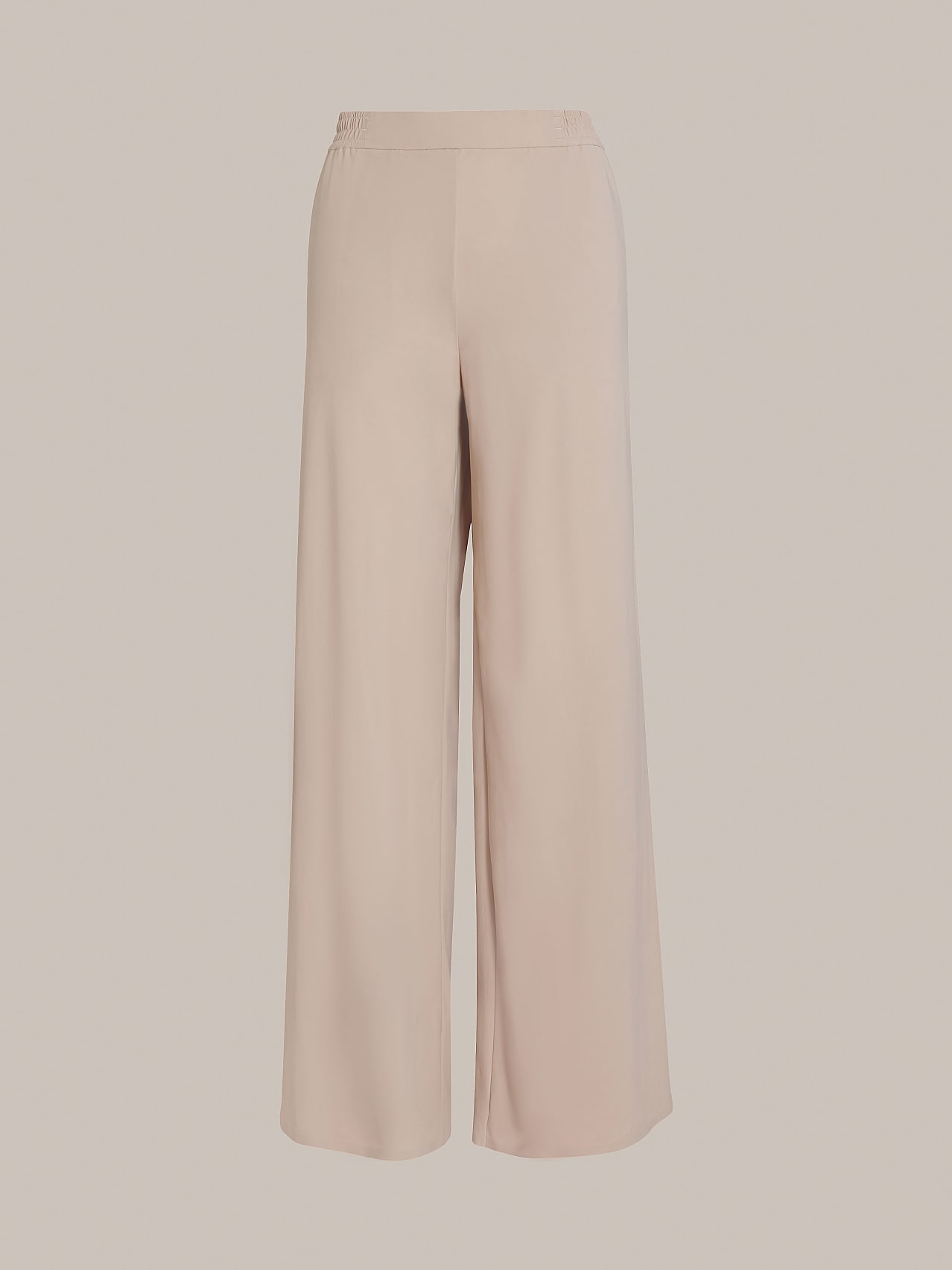 AlphaTauri | PEURAL V1.Y7.01 | Wide-Leg Easy Care Sensitive® Jersey Pants in Sand for Women AlphaTauri | PEURAL V1.Y7.01 | Wide-Leg Easy Care Sensitive® Jersey Pants in Sand for Women