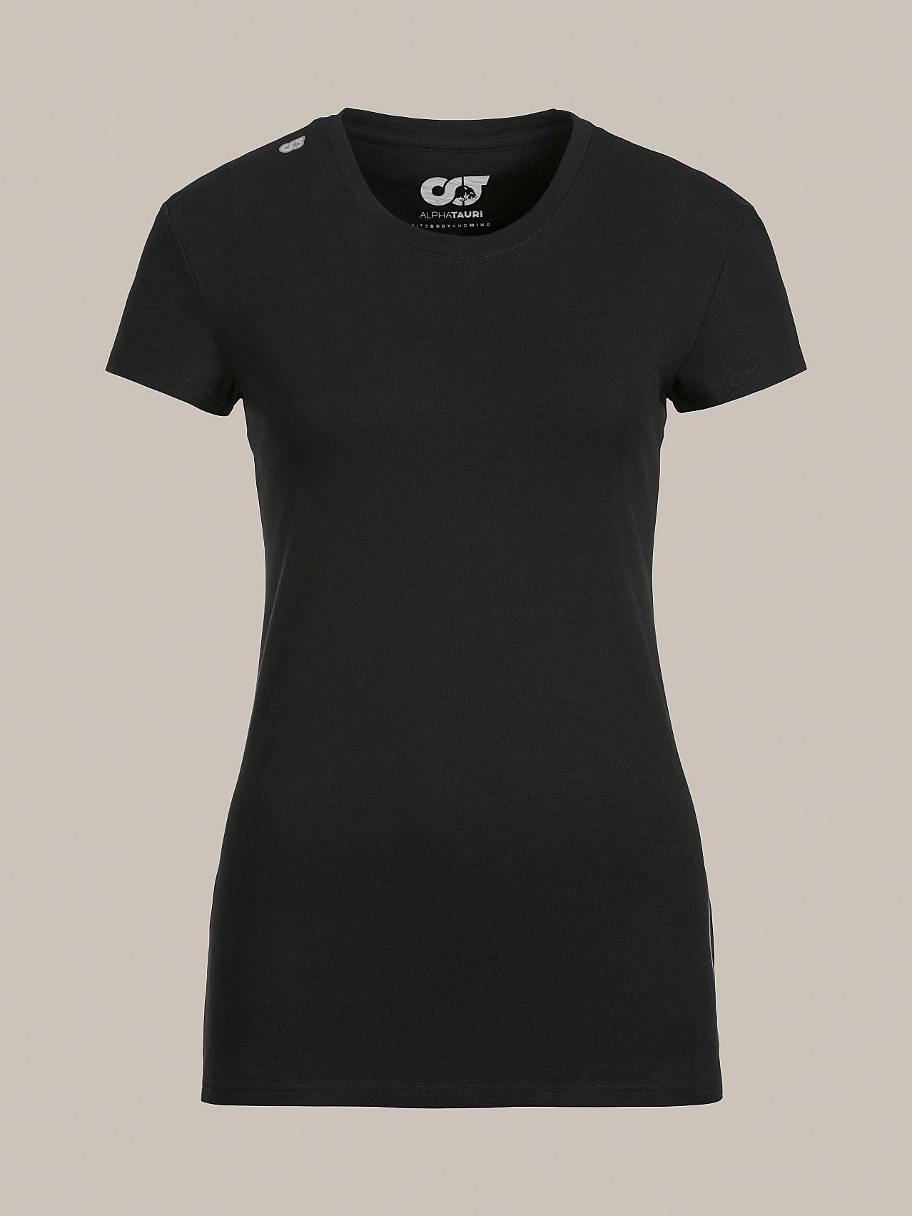 AlphaTauri | BARA V2.Y4.01 | Classic Taurex® T-Shirt in Black for Women AlphaTauri | BARA V2.Y4.01 | Classic Taurex® T-Shirt in Black for Women