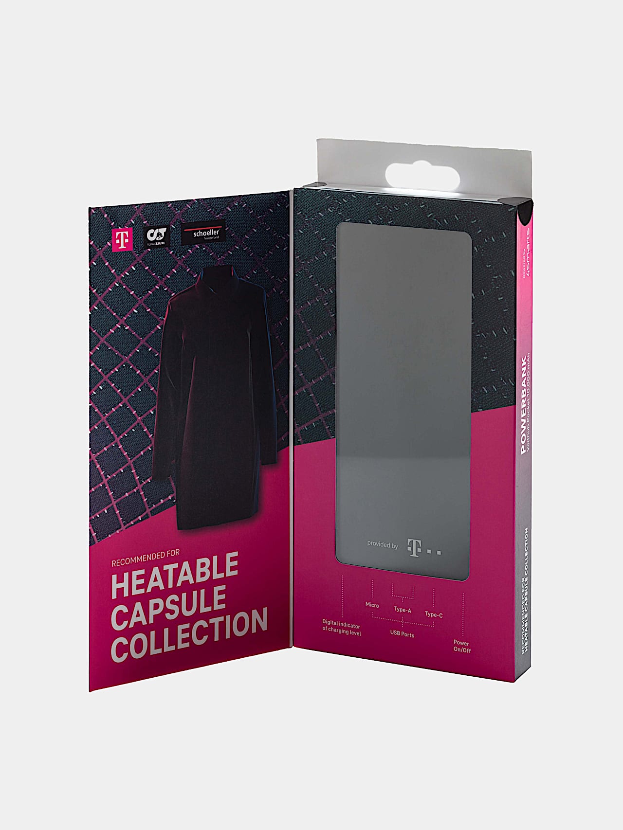 AlphaTauri | APOWA V2.C1.03 | Heatable Capsule Collection Power Bank in Black for Unisex AlphaTauri | APOWA V2.C1.03 | Heatable Capsule Collection Power Bank in Black for Unisex