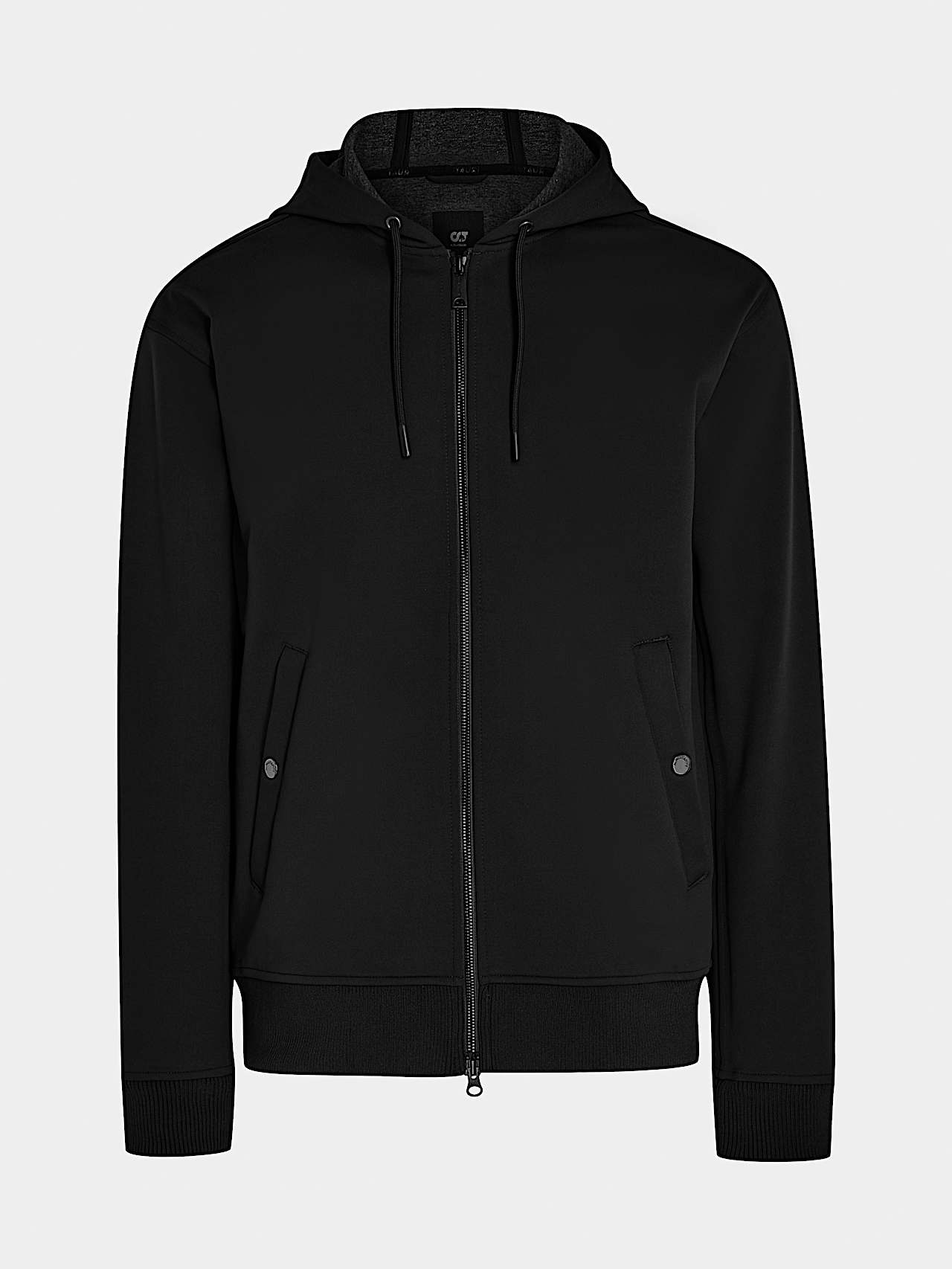 AlphaTauri | SROTE V1.Y7.01 | Waterproof Taurobran® Hooded Jacket in Black for Men