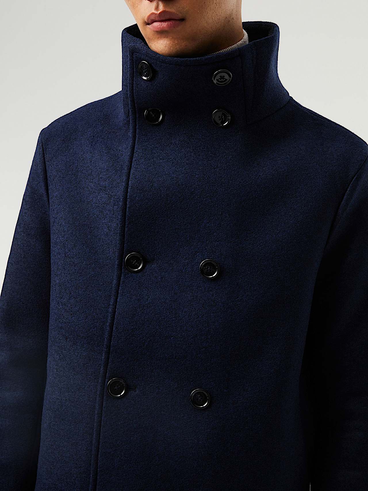 AlphaTauri | ORATA V2.C1.03 | Giacca Caban riscaldabile e idrorepellente in Blu Marino for Uomo