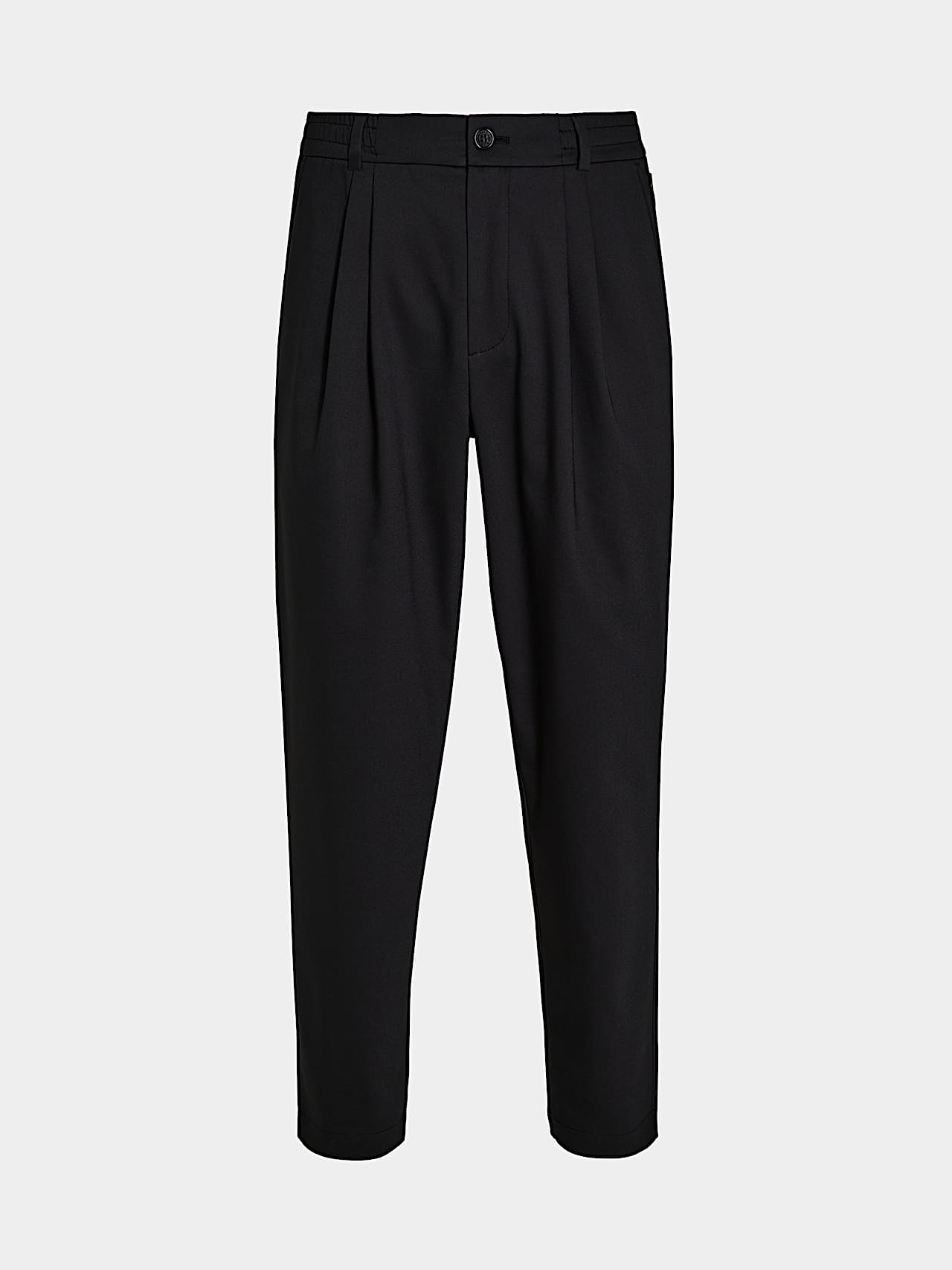 AlphaTauri | PAVO V1.Y7.02 | Pantaloni rastremati alla caviglia a gamba larga in Nero for Uomo